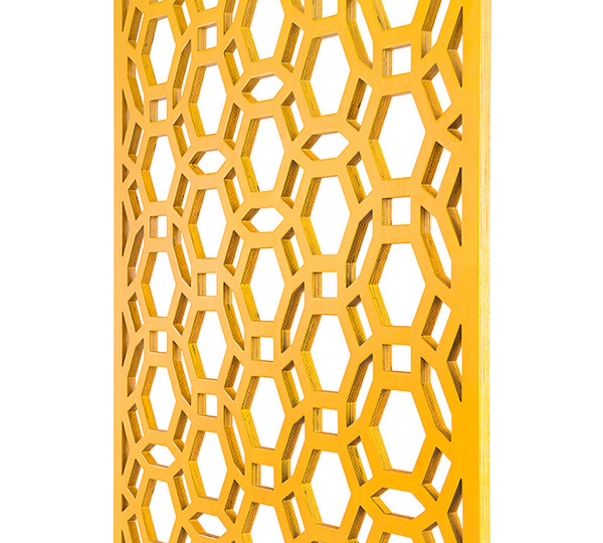 CELLS Raumteiler Holz Orange