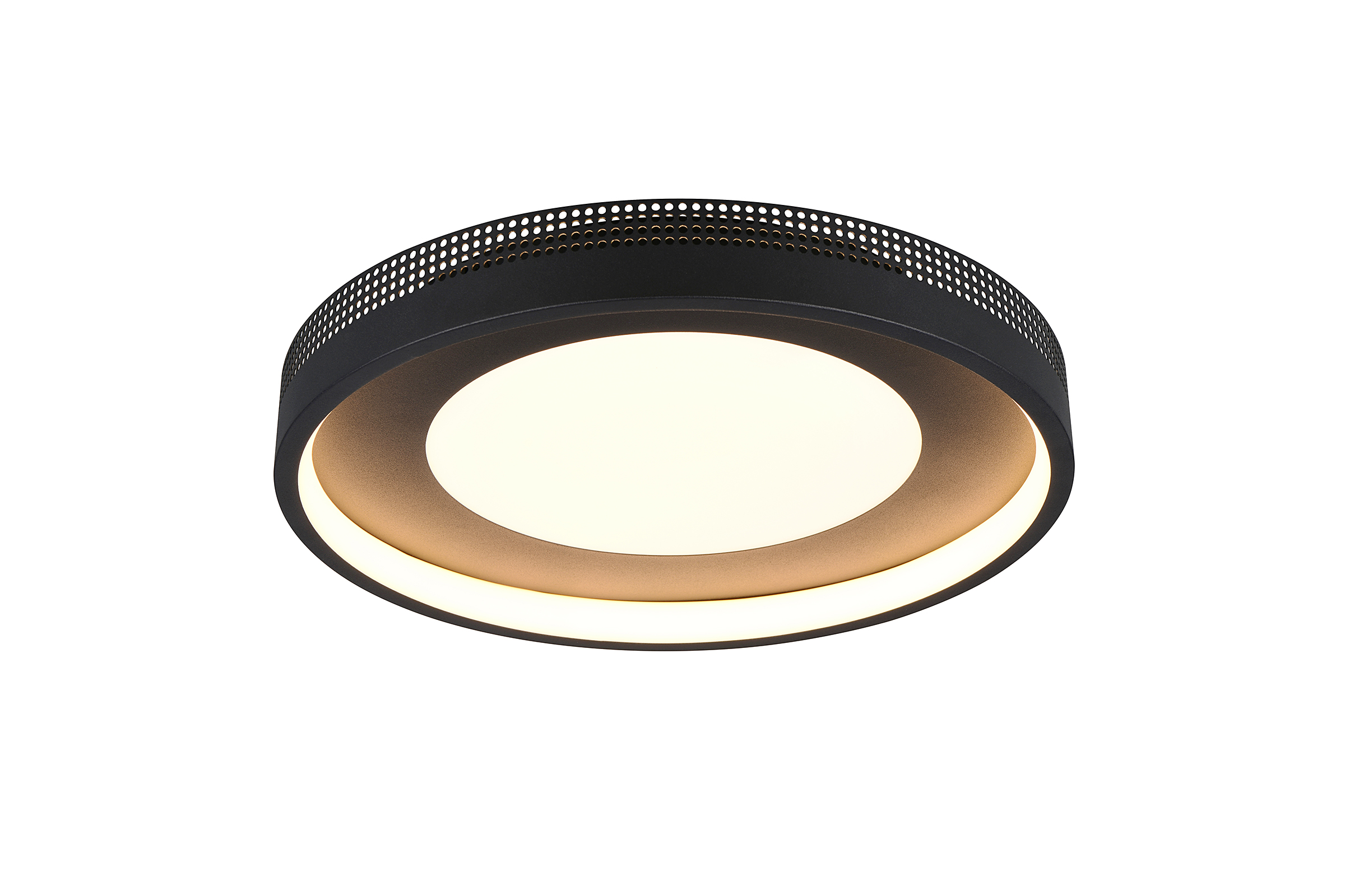 LED ceiling light Solea Polycarbonate Iron Black