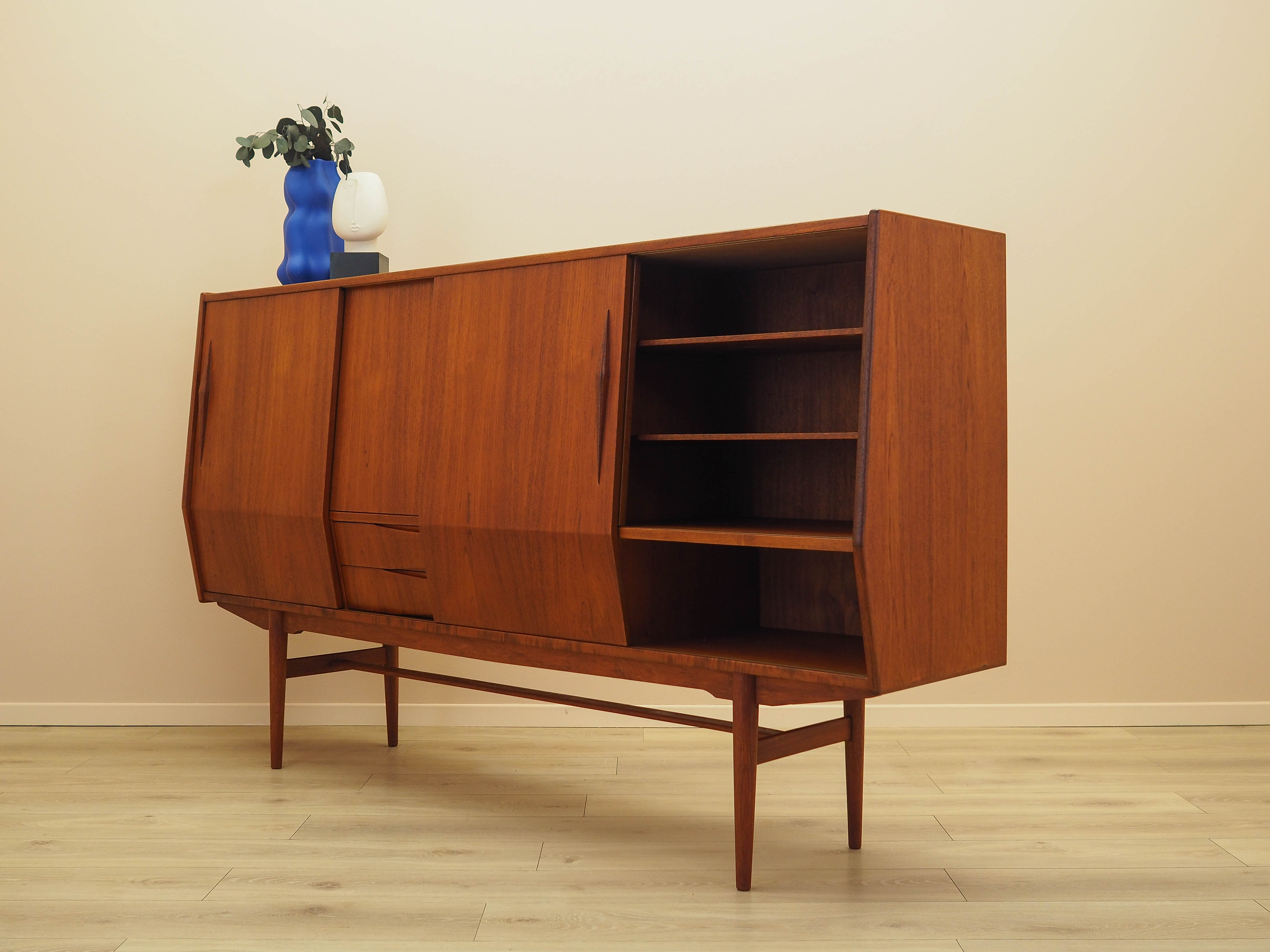 Teak Highboard 1960er Jahre