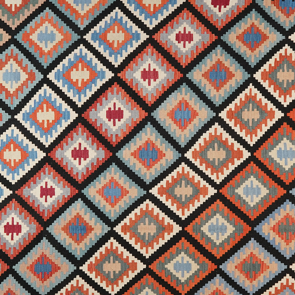 Kilim Gashgai Teppich Mehrfarbig