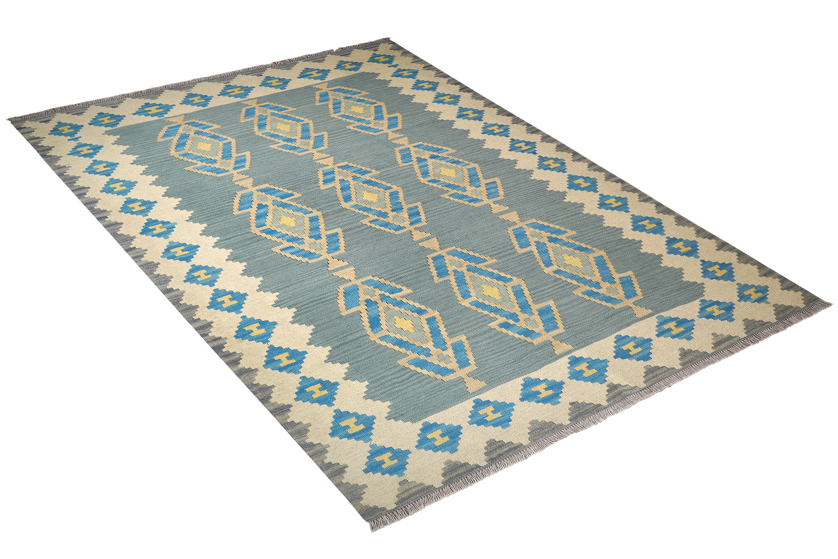 Kelim Gashgai Wool Multicolored