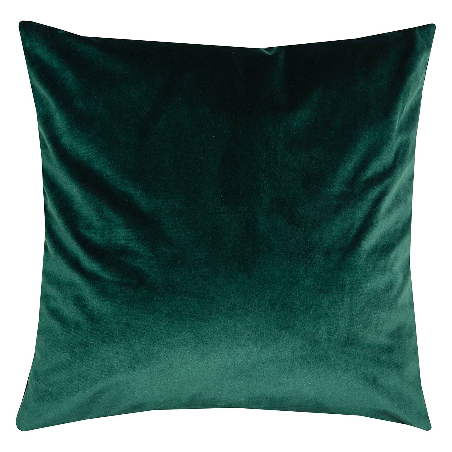 Kissenbezug French Velvet Webstoff Flaschengrün
