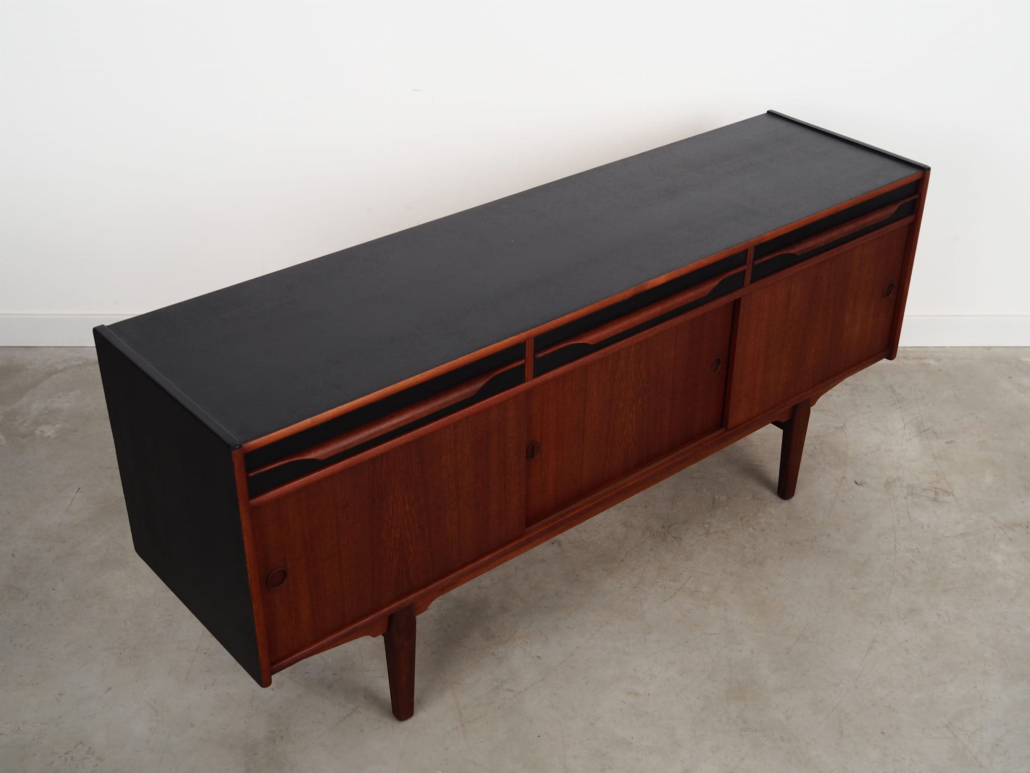 Vintage Sideboard Teakholz Braun 1970er Jahre