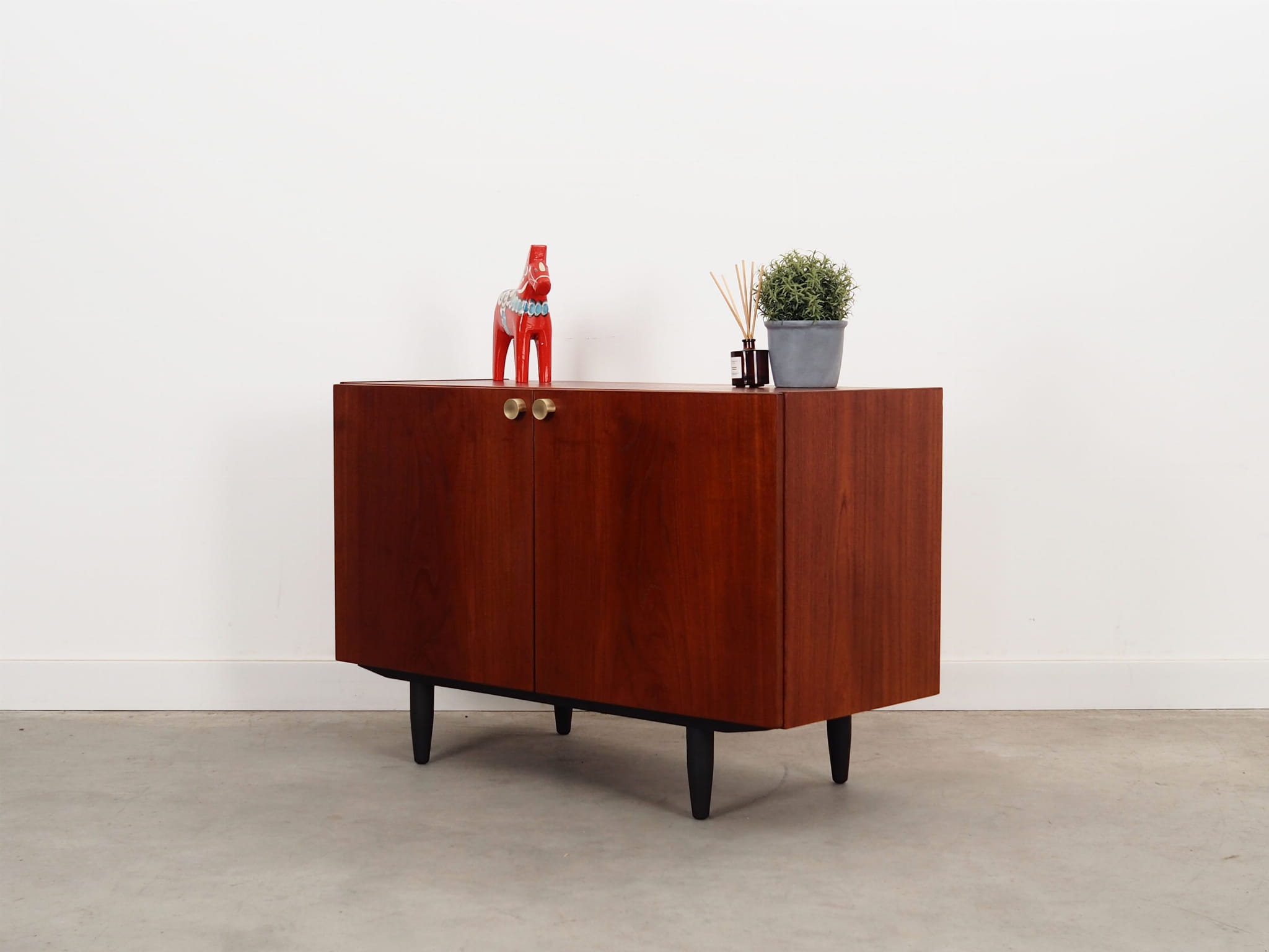 Vintage cabinet Teak brown 1970s