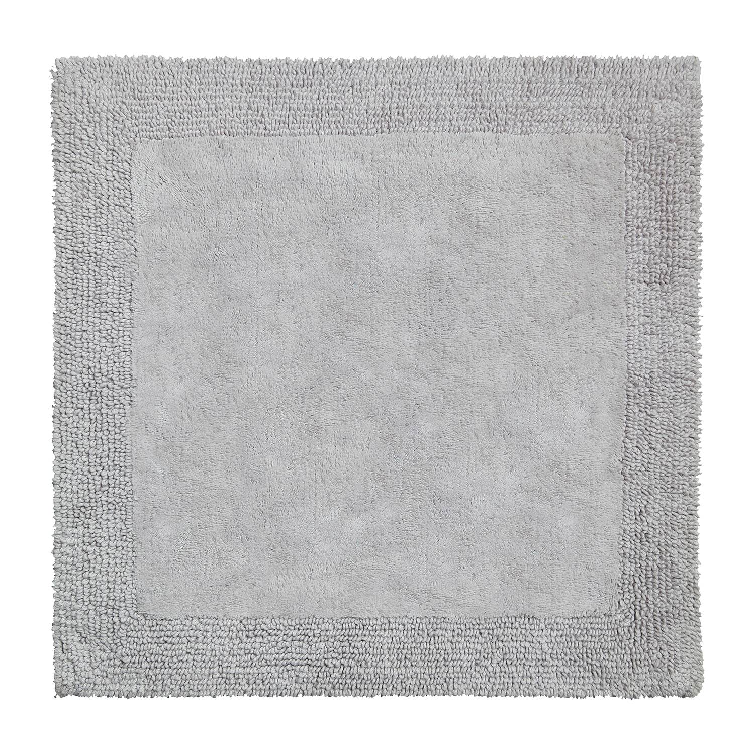 Badematte Luxor Hellgrau 60 x 60 cm