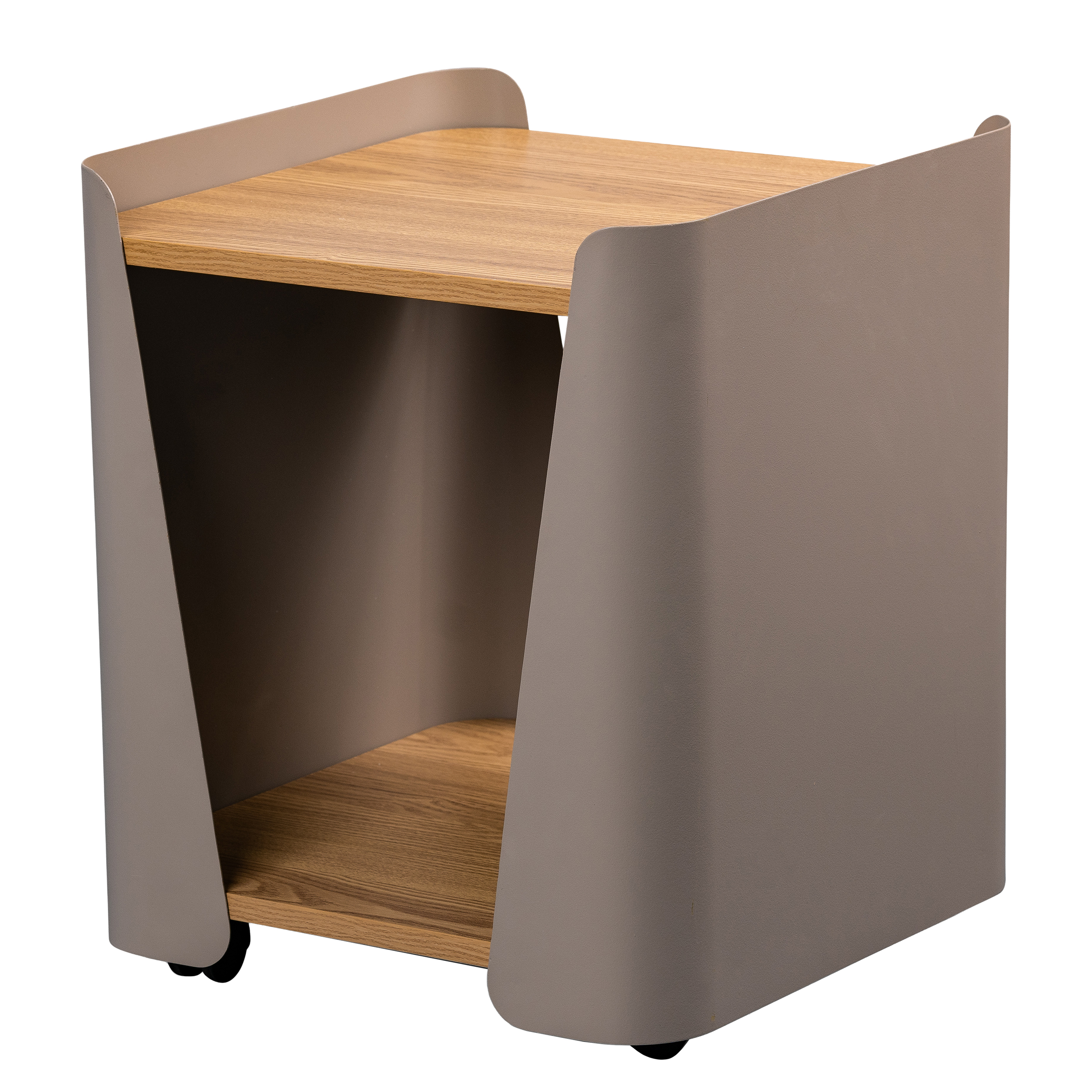 Sinbuk Beistelltisch Eiche Artisan Dekor Taupe