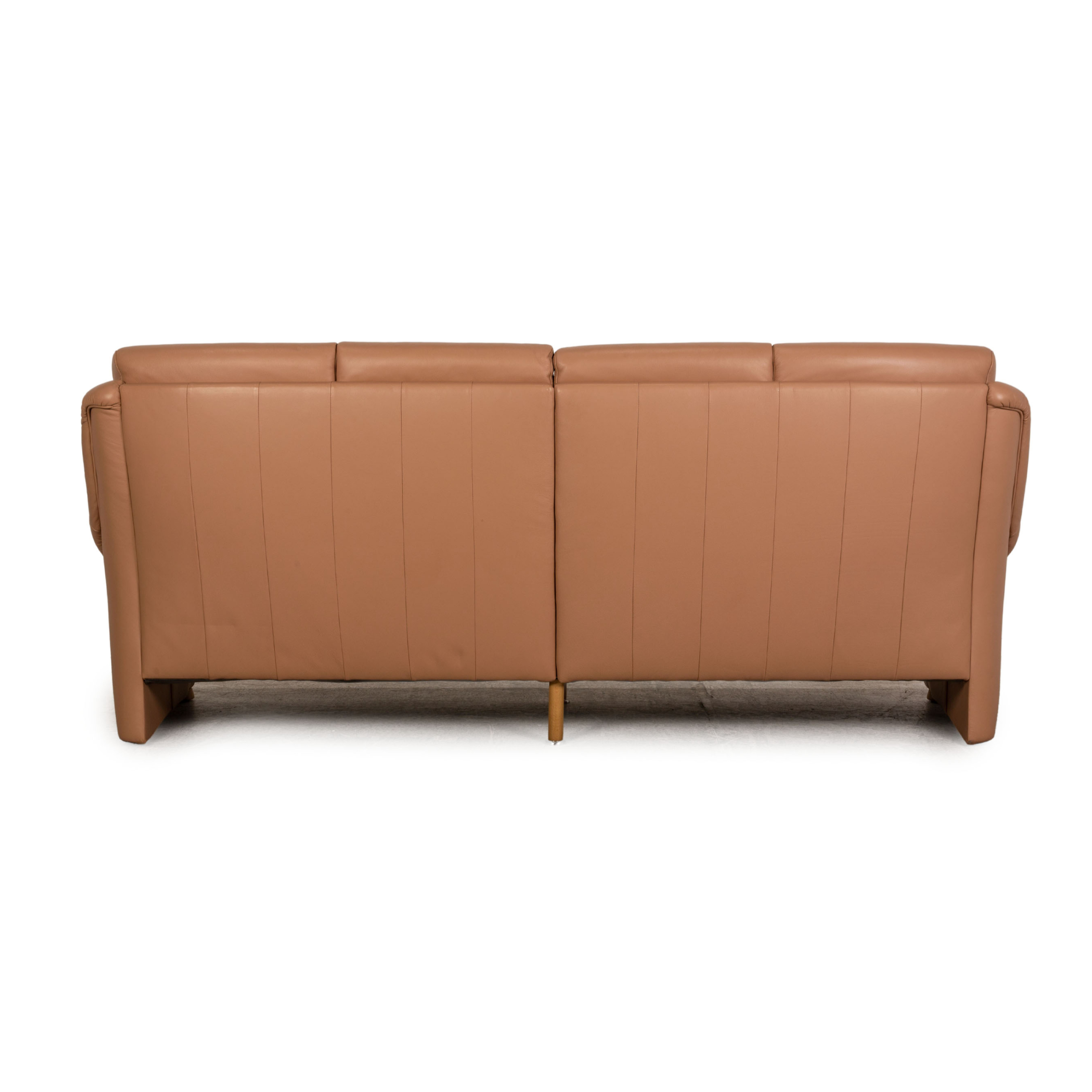 Sofa 4-Sitzer Leder Beige