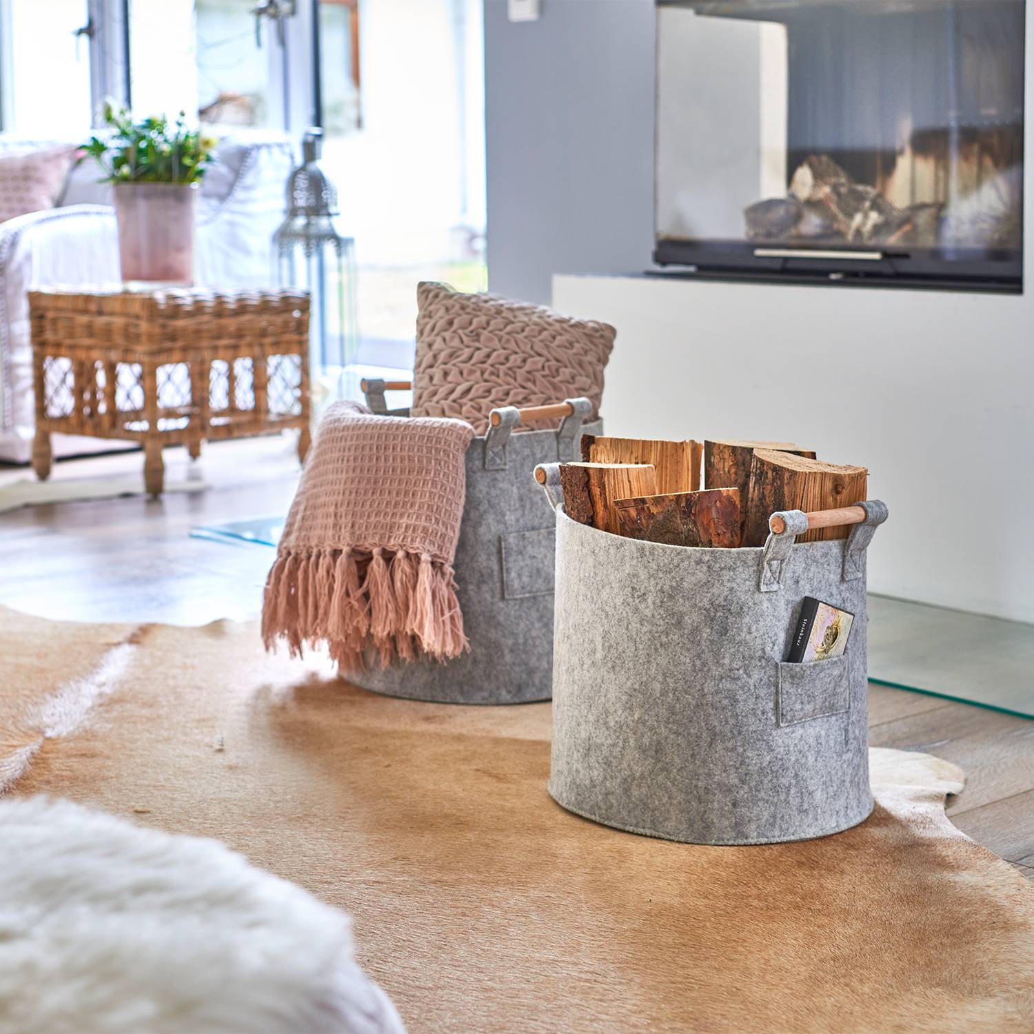 Bellariva Storage Basket Grey