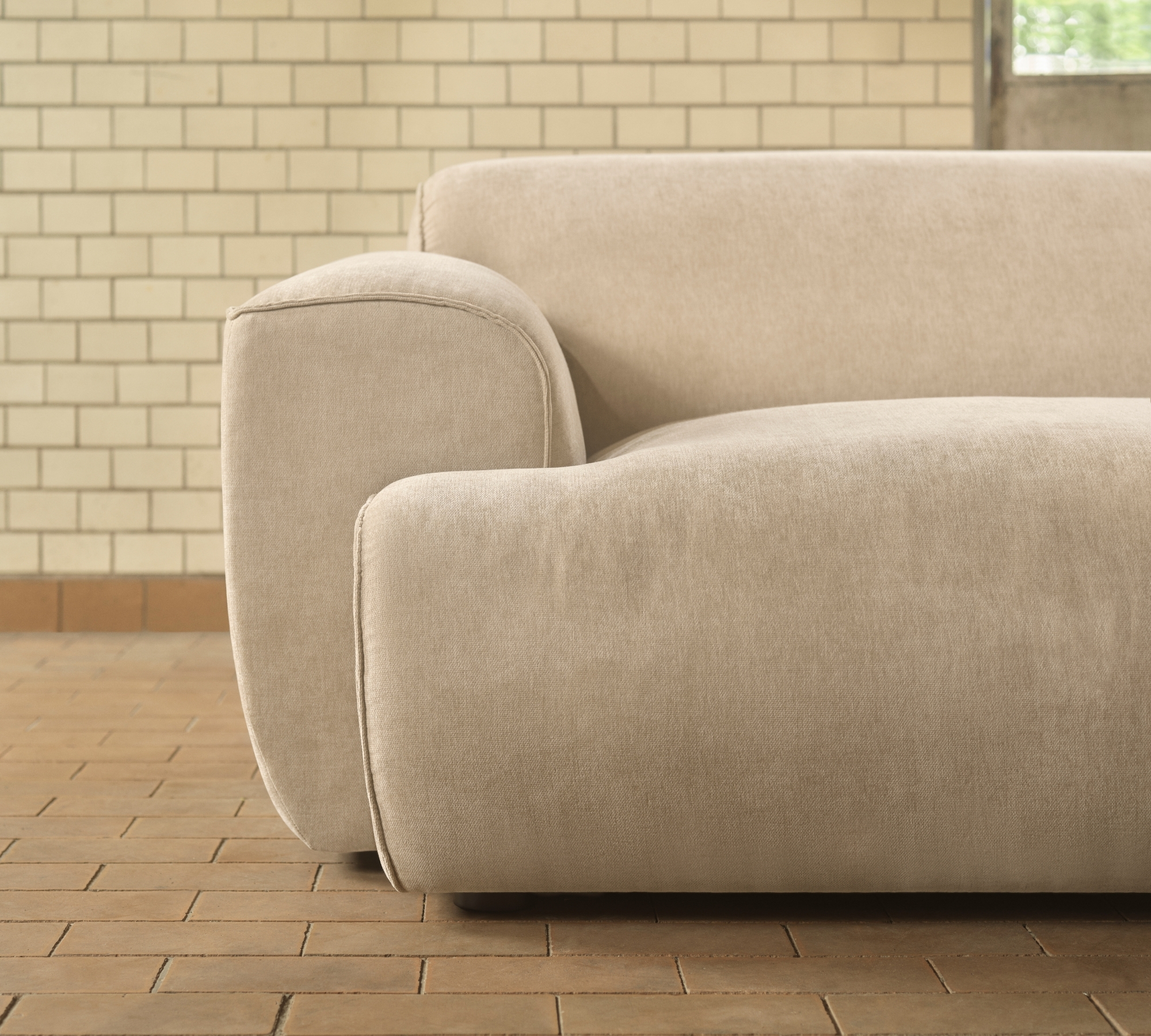 Greta Sofa 3-Sitzer Danny Cream