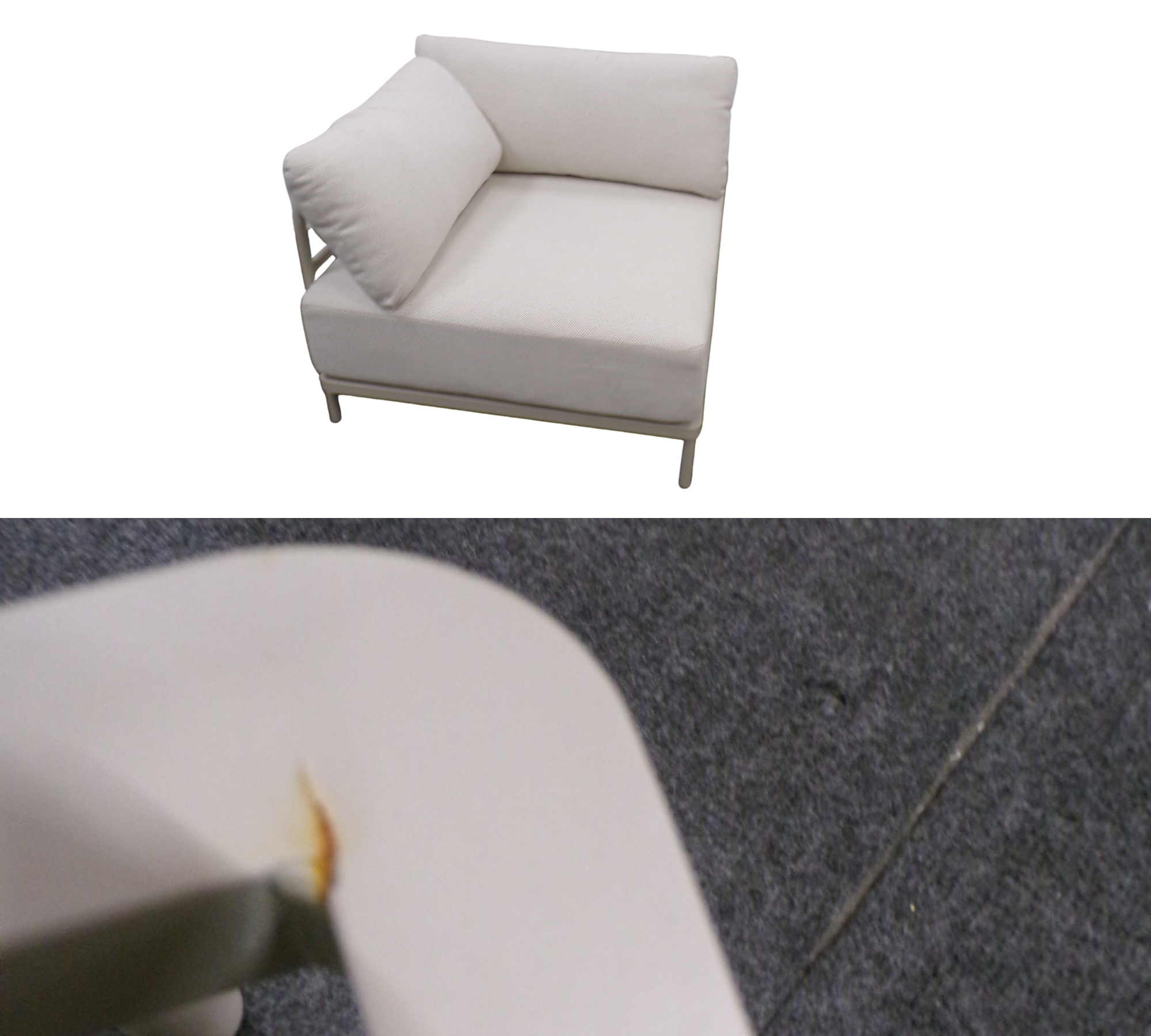 Vincent Outdoor Eckmodul Sandshell