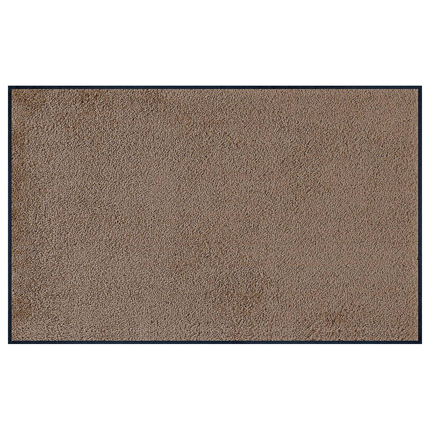 Clean-off mat Polyamide Nitrile rubber Brown 75x120cm