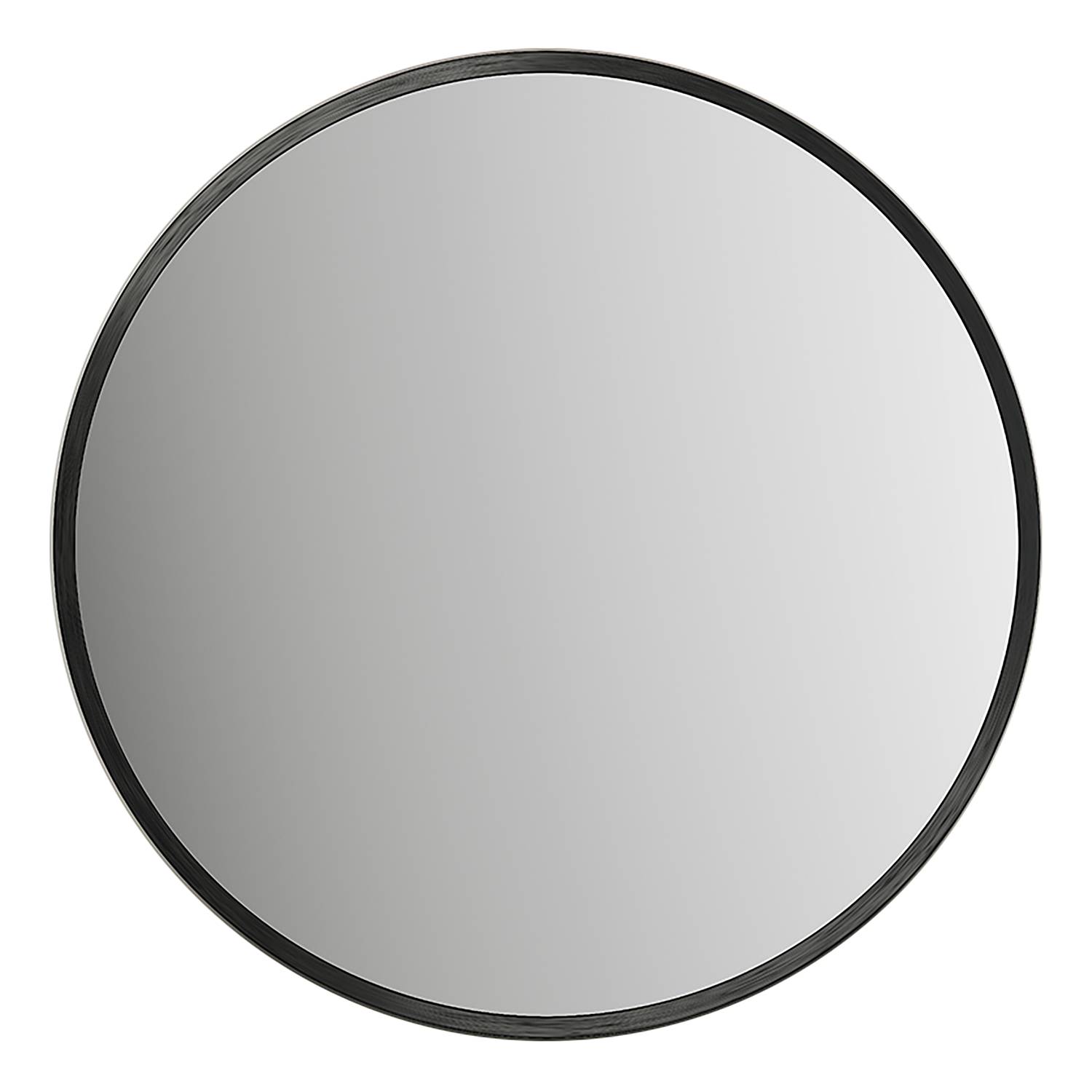 Wall Mirror Picasso Round Mirror Glass Aluminum Black 25 cm