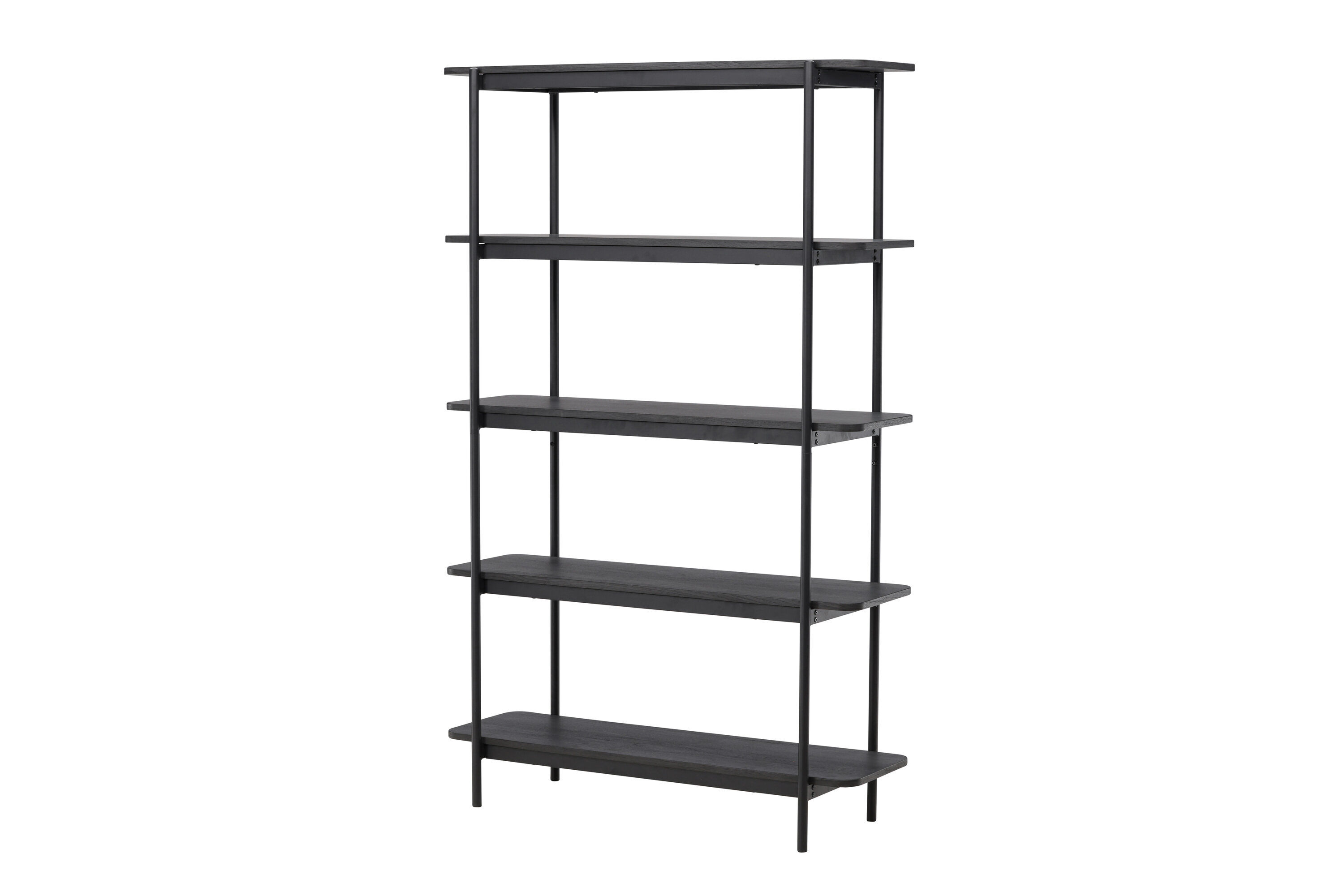 Home Shelf Wood Black
