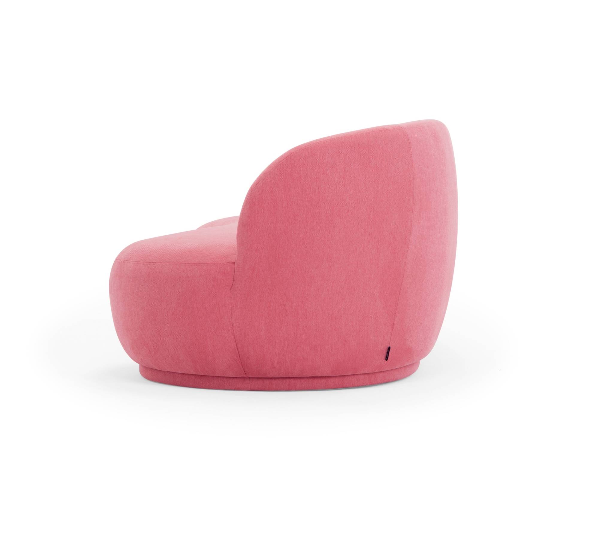 Rose Sofa 2,5-Sitzer Firenze Bubble Gum