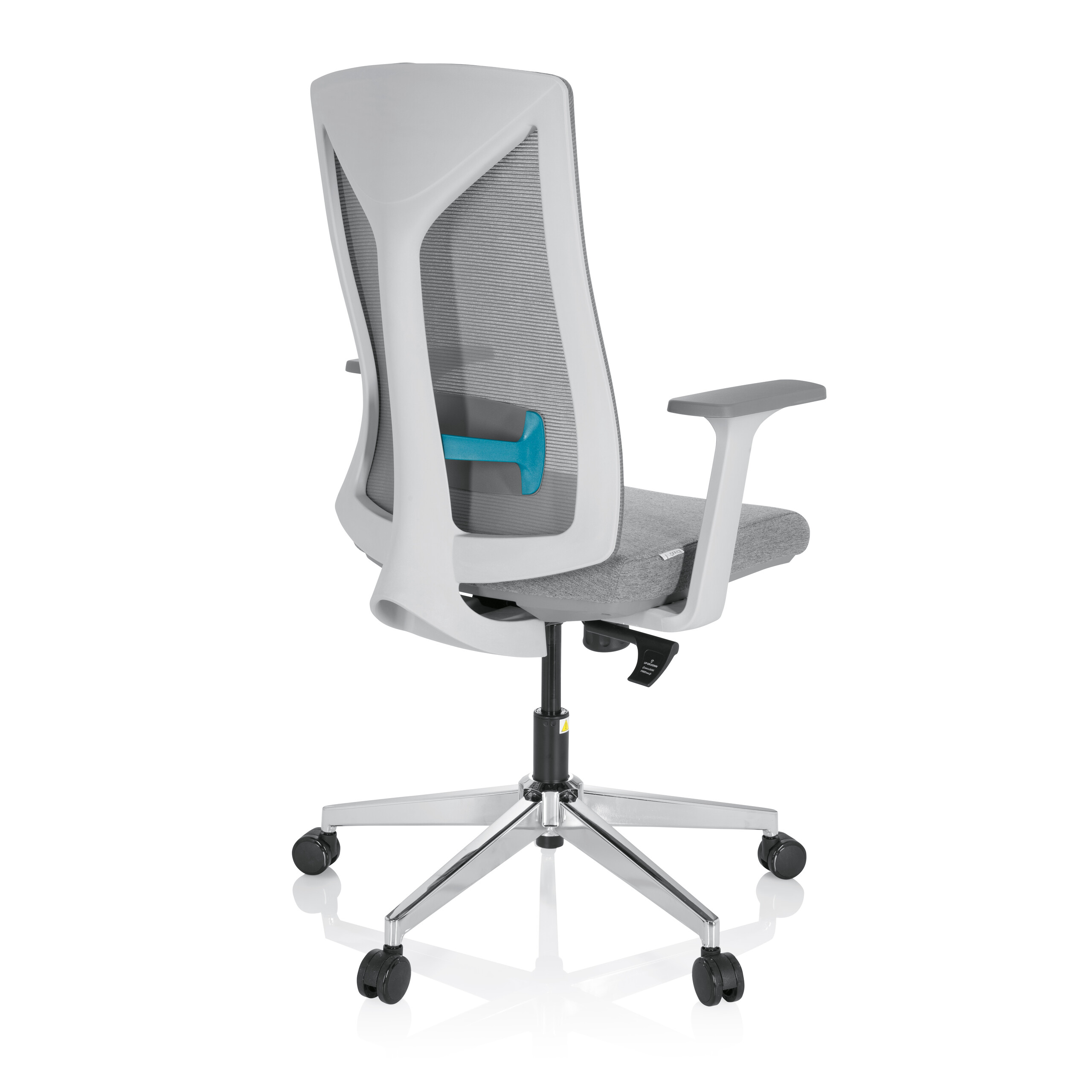 HALIFAX Bürostuhl Netzstoff Grau