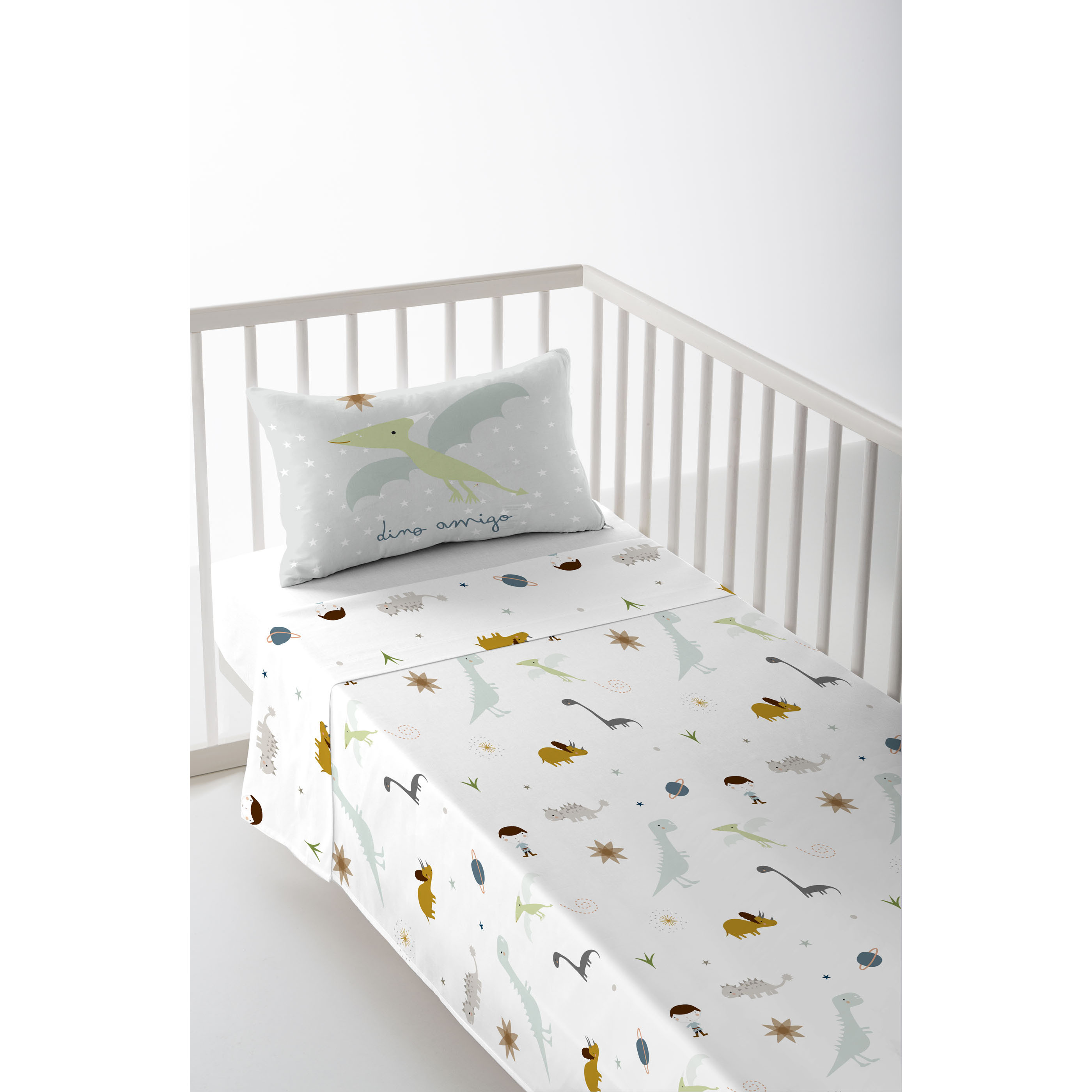 Bettlaken & Kopfkissenbezug für Bettbreite 60cm Baumwolle