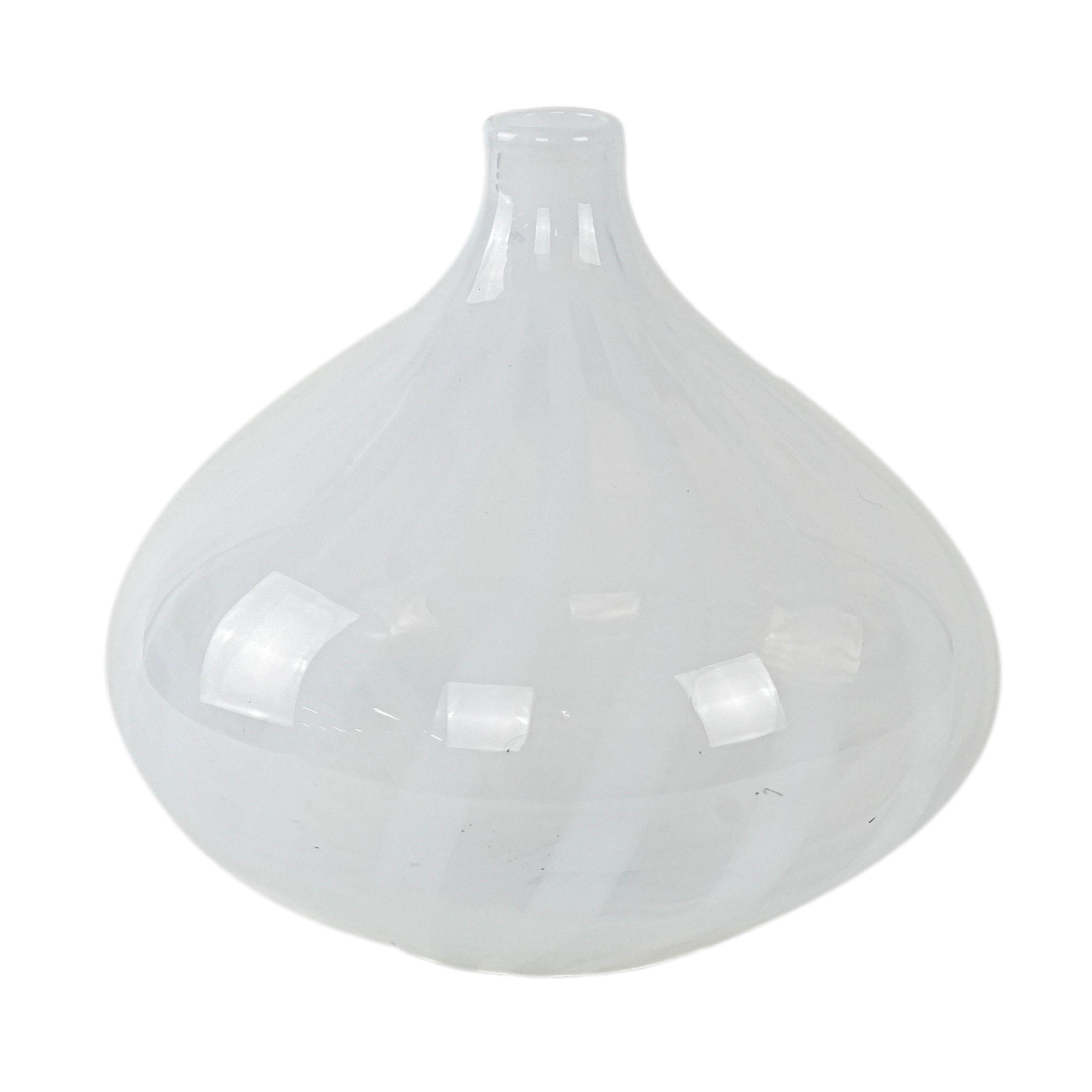 Glass vase White 1960s