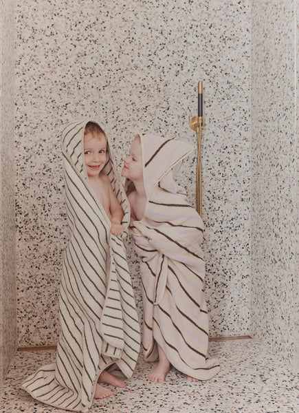 Raita Kaputzenhandtuch Bio-Baumwolle Lila