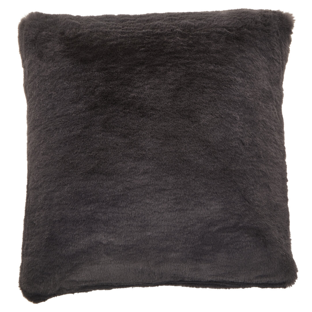 Bosie Lamina Grey Square Fur Cuscino