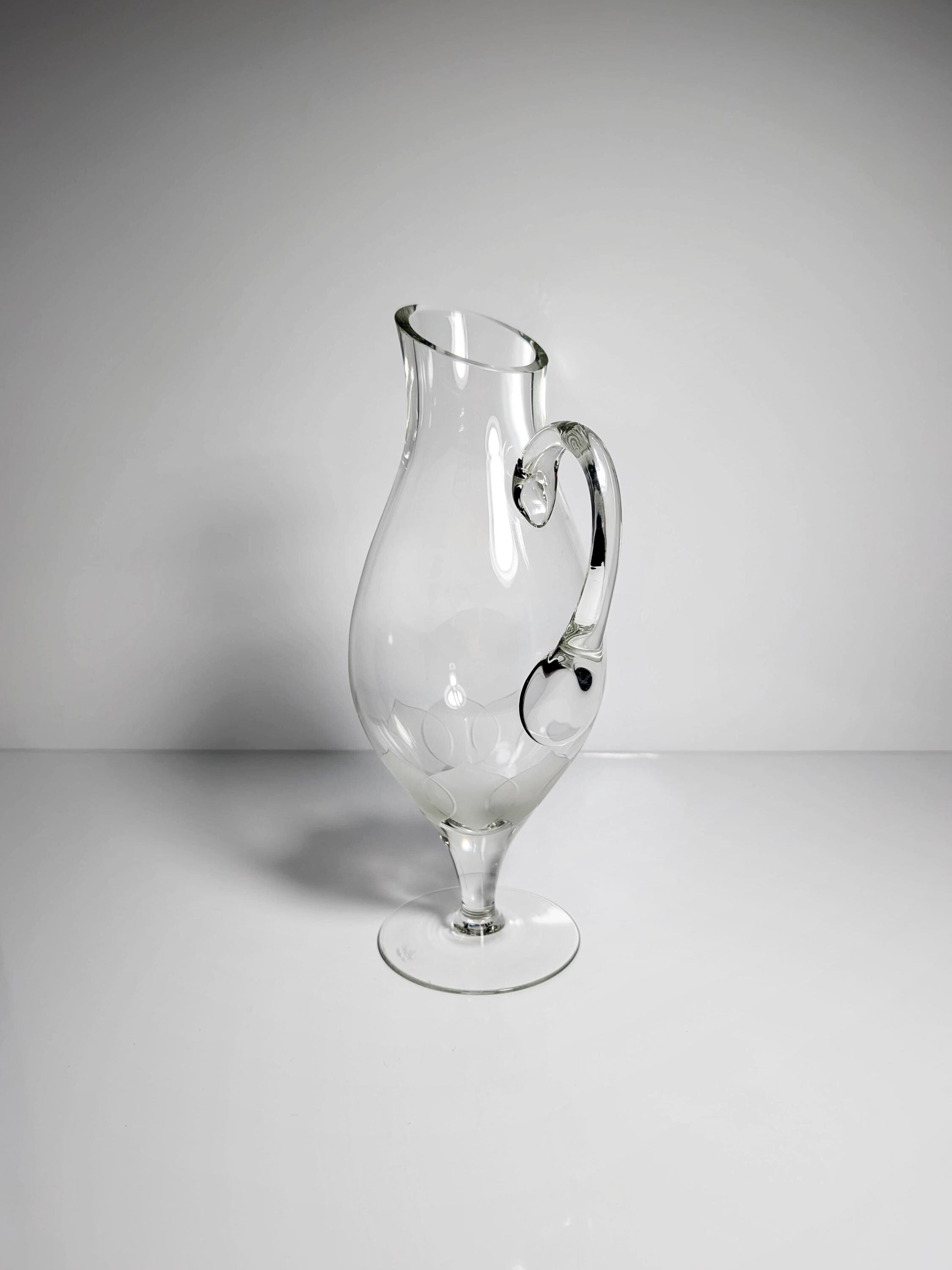 Vintage Lotus Decanter Crystal 1960s