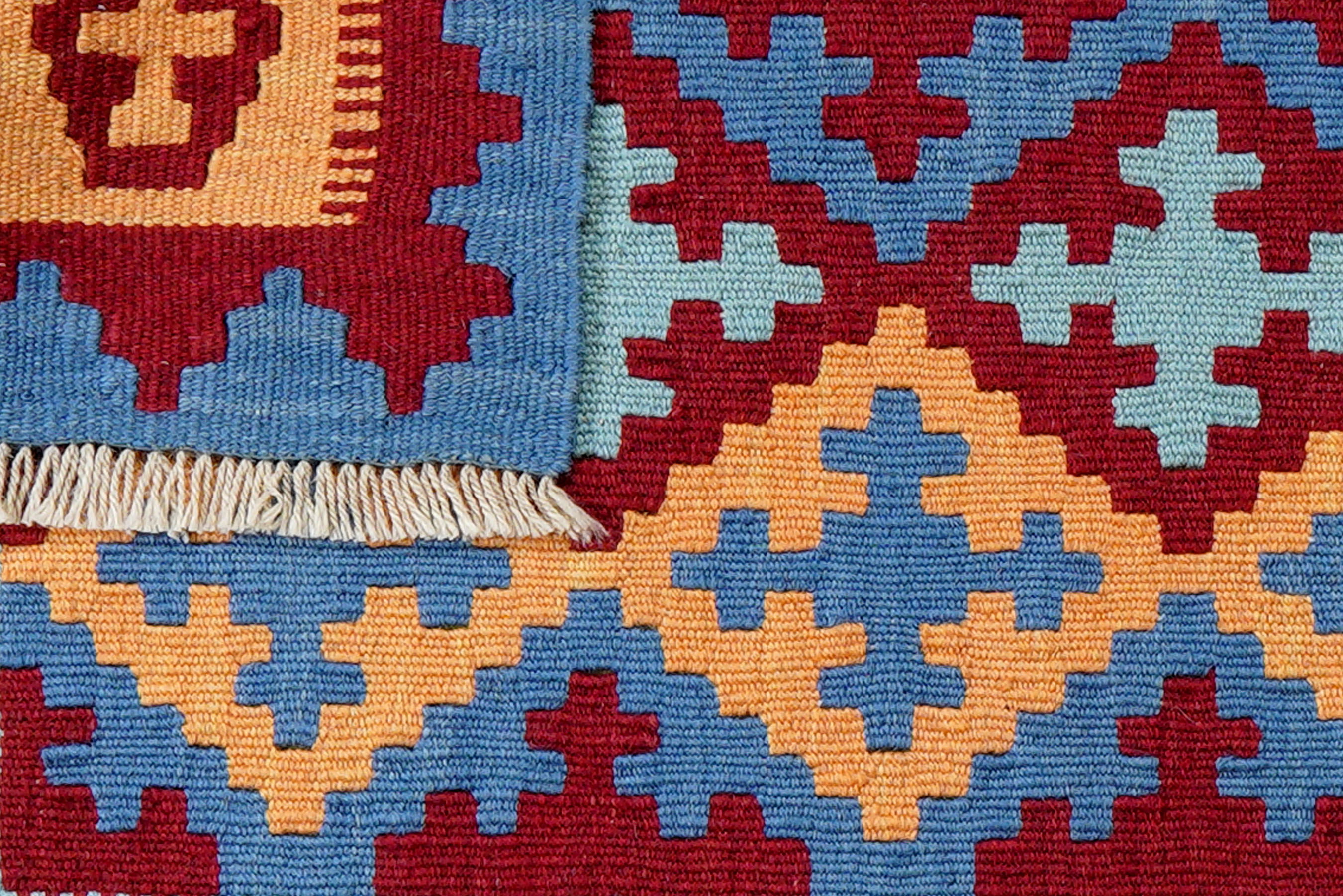 Kelim Gashgai Carpet Wool Multicolored