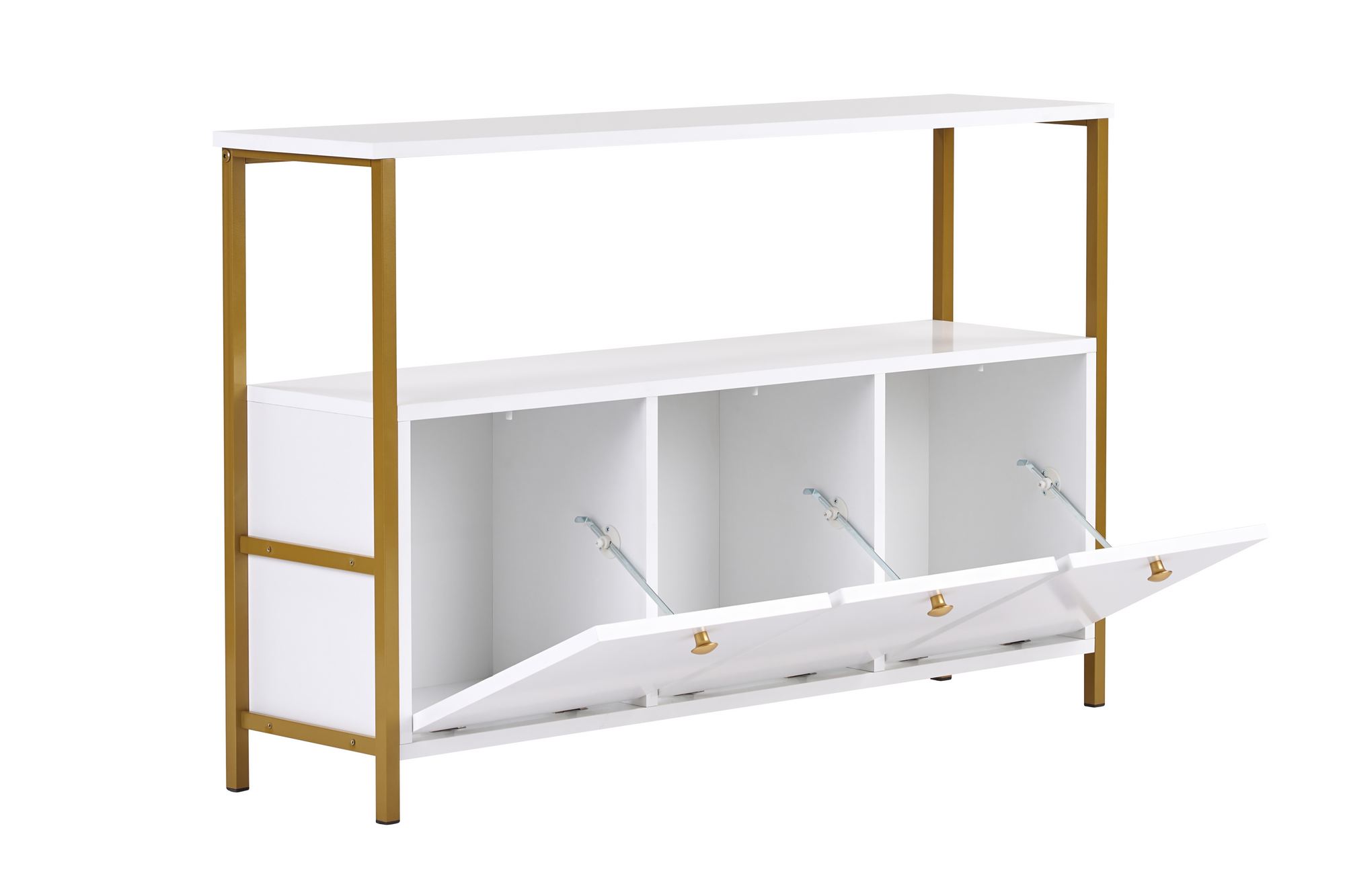 Solace Konsole Weiß Gold