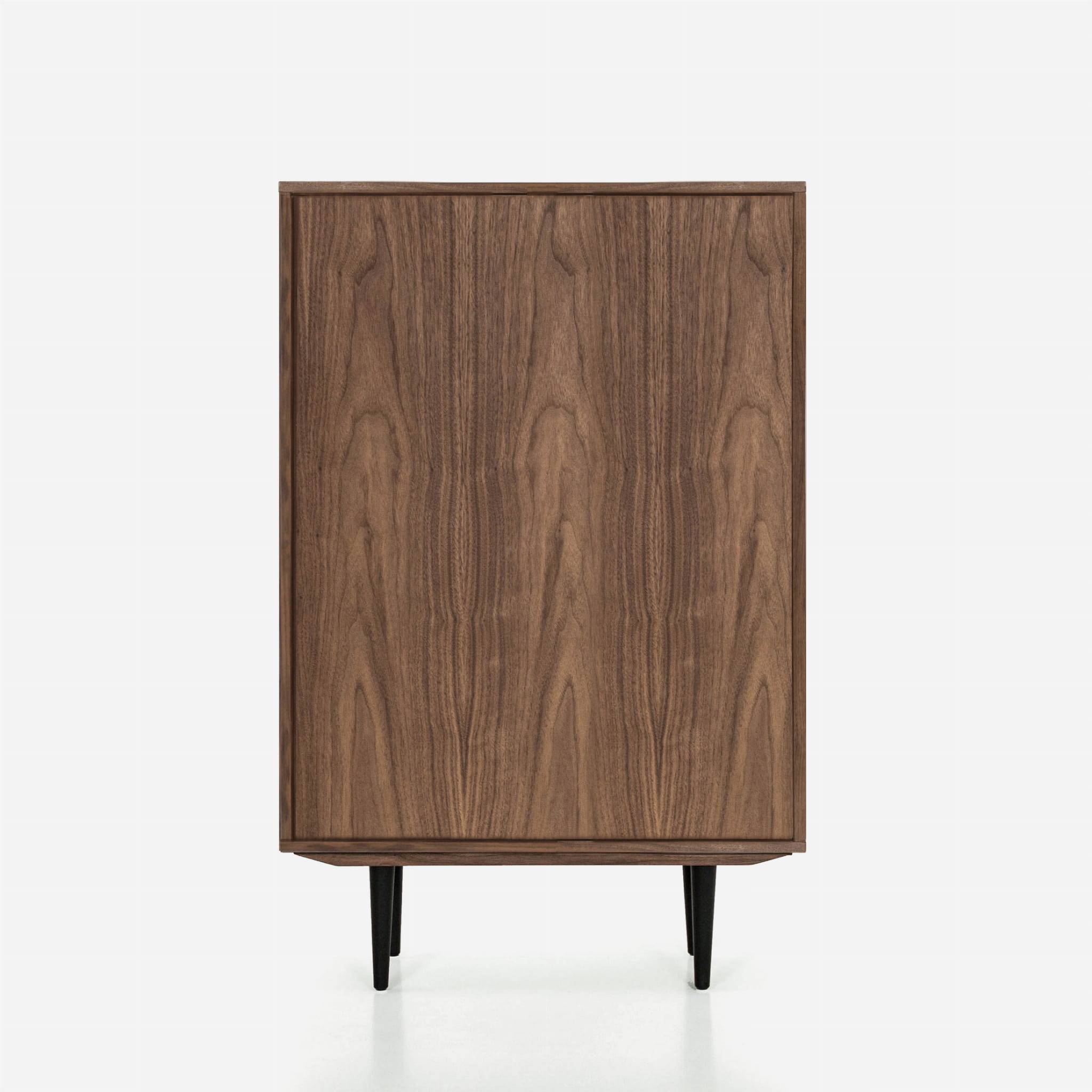 Bücherregal Amerikanisches Nussbaumholz Optik Braun