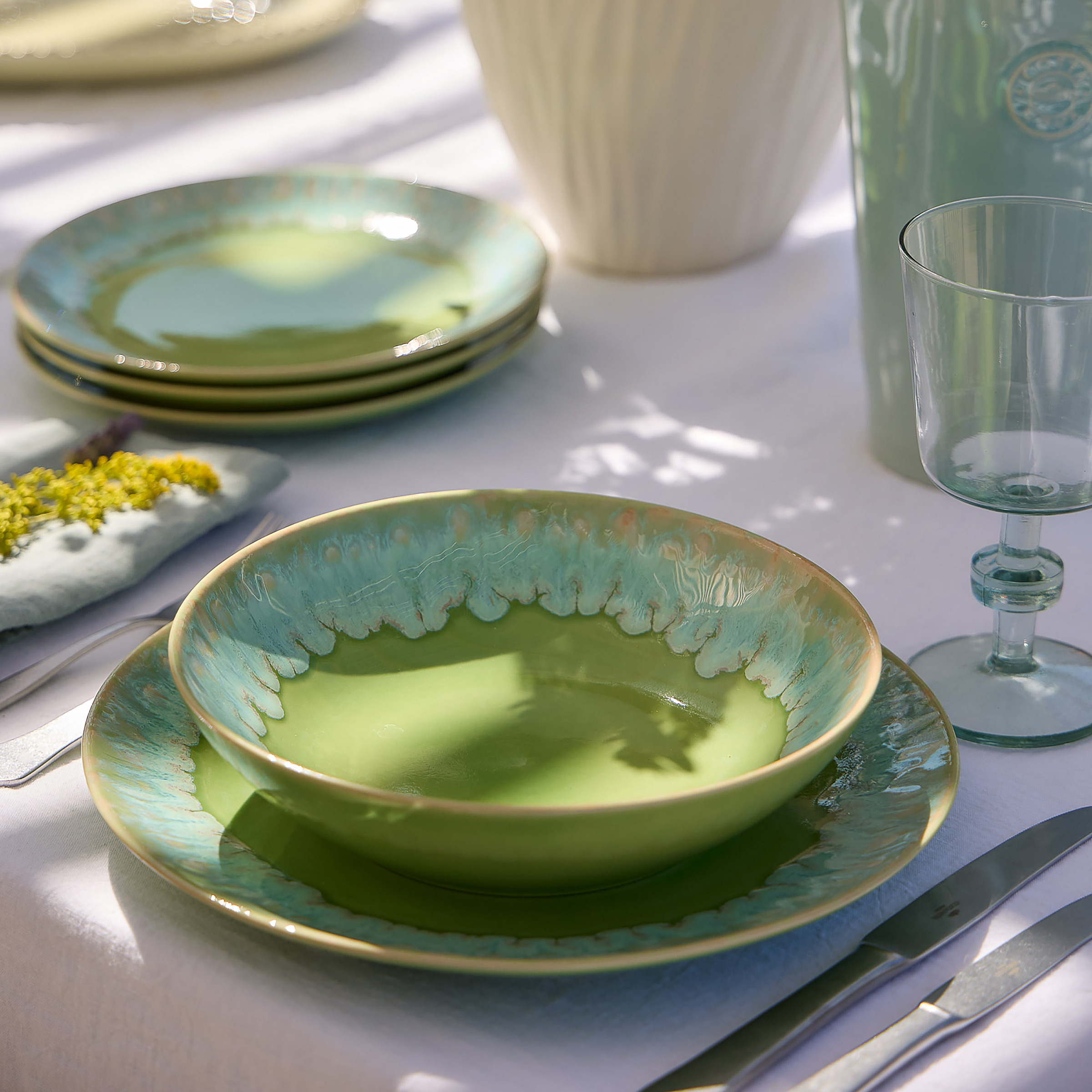 Taormina Type A 30-piece Combination Set Ceramic Green