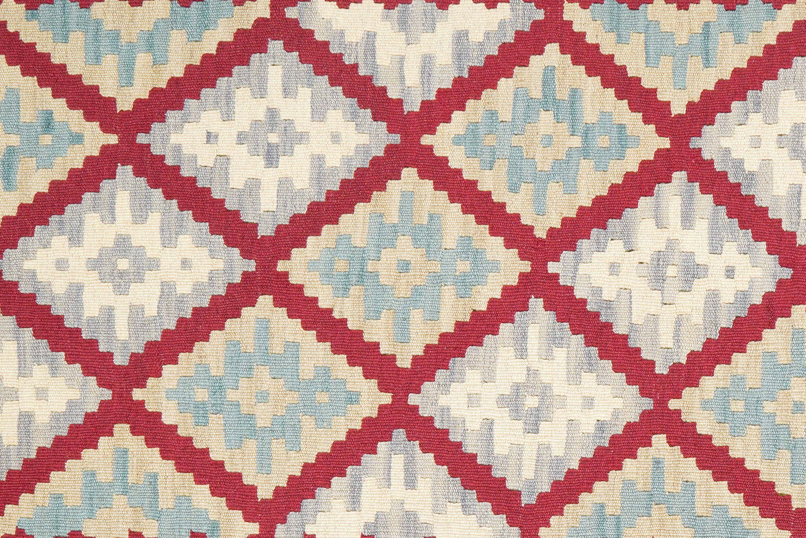 Kelim Gashgai Carpet Wool Red