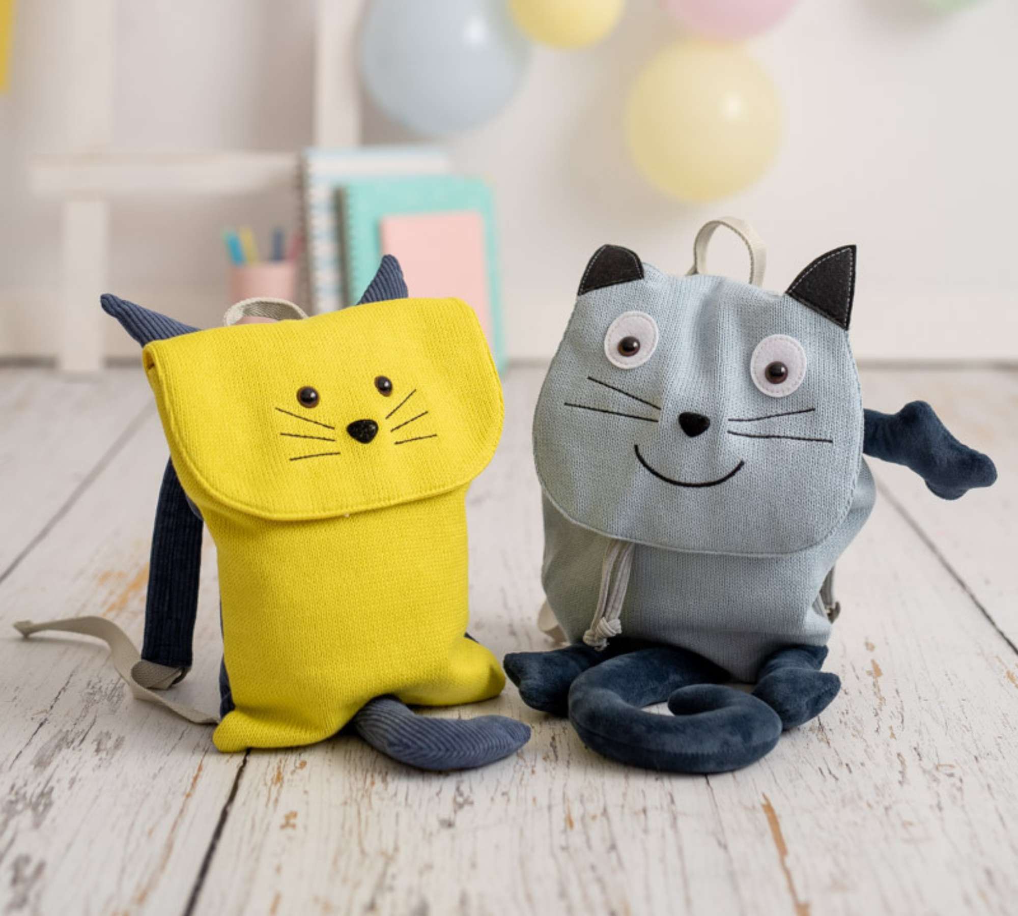 Wolf backpack Cotton Yellow