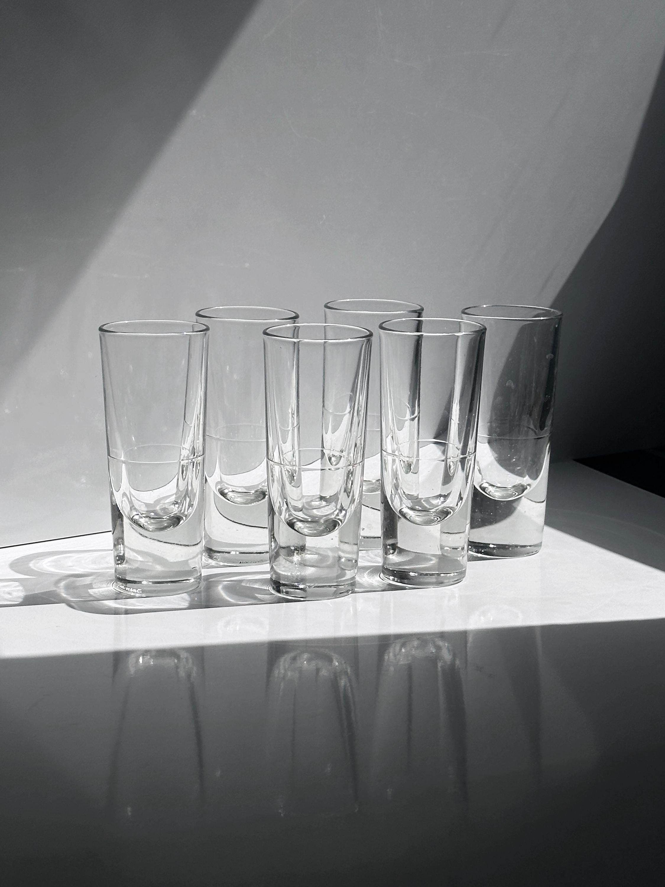 6x Likörglas Kristallglas 1980er Jahre