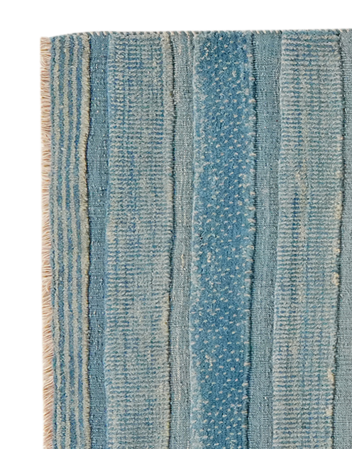 Kelim Gabbeh-Teppich Wolle Blau