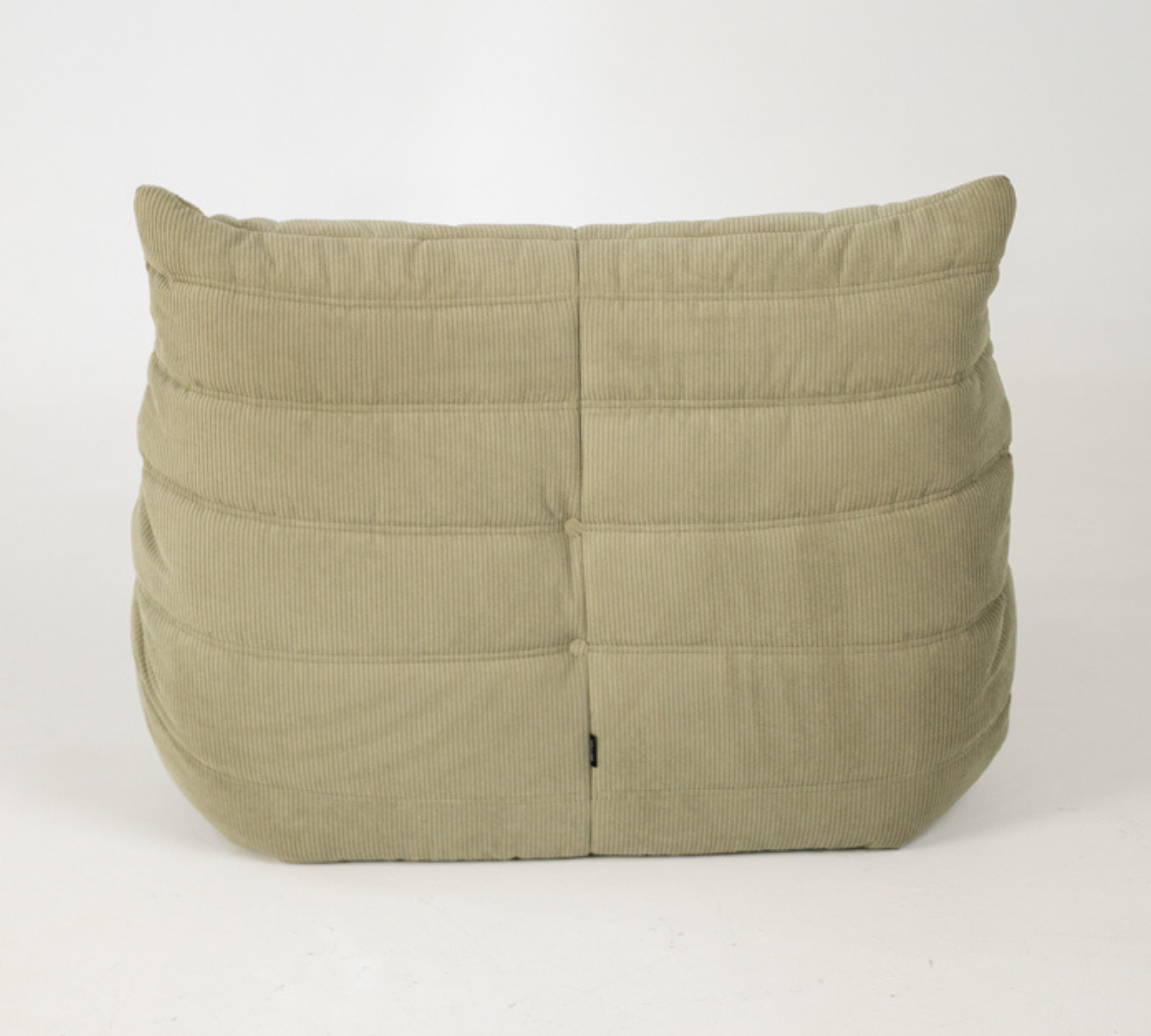 Togo Sessel und Ottoman Set Cord Salbeigrün