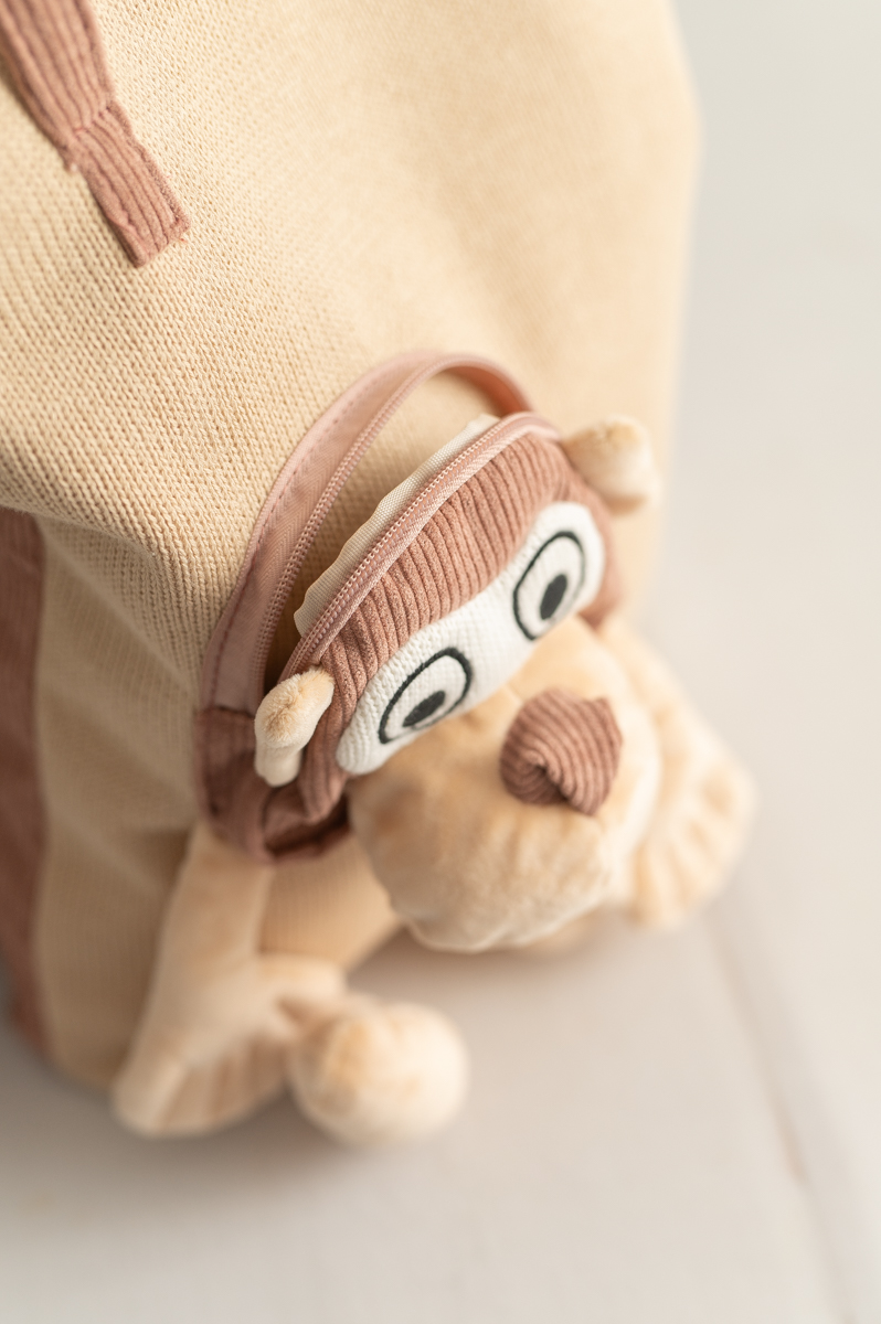 Monkey Bag Cotton Beige
