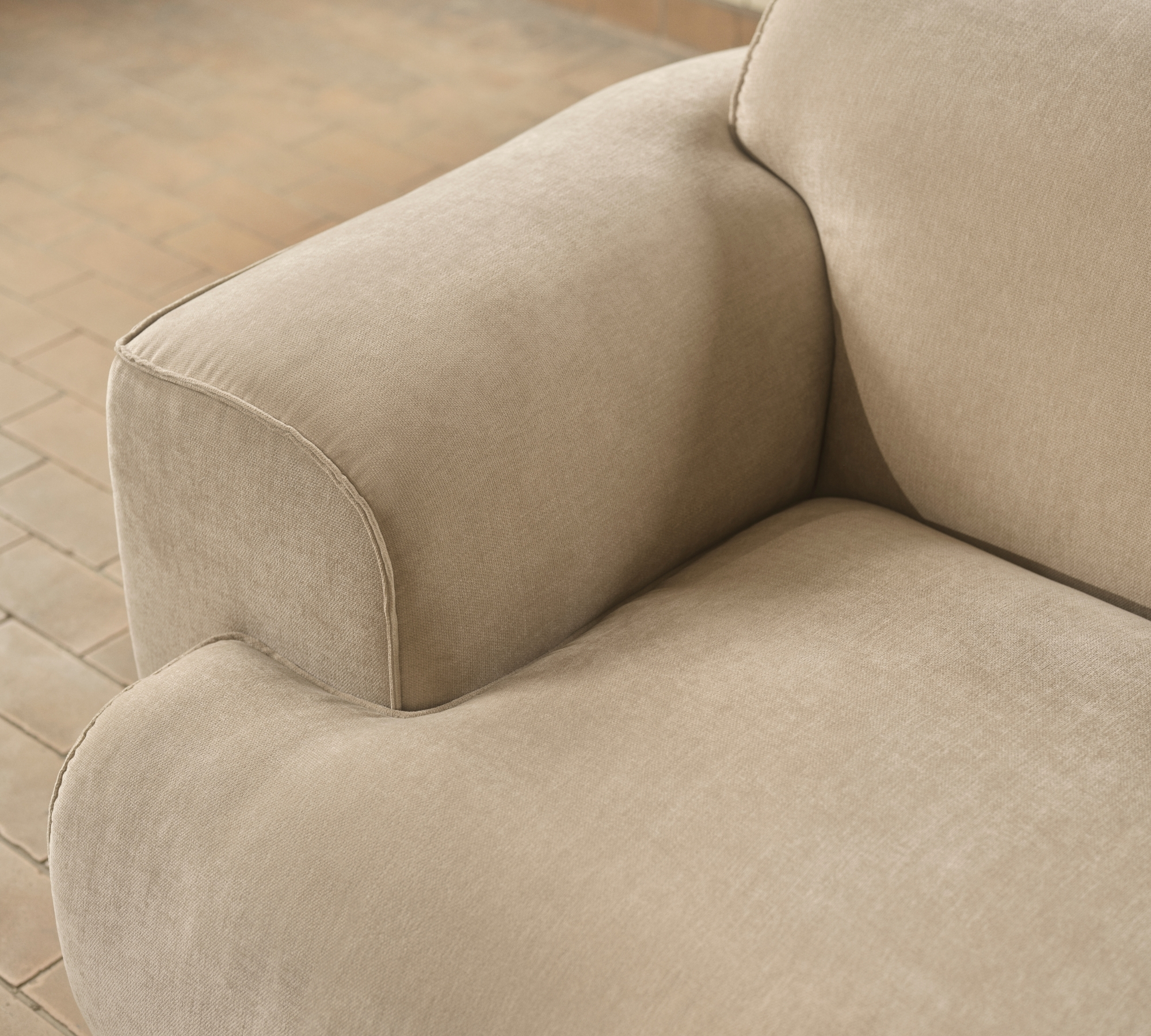 Greta Sofa 3-Sitzer Danny Cream