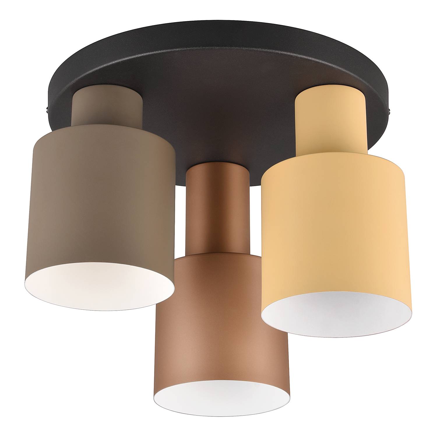 Ceiling lamp iron 3-flame