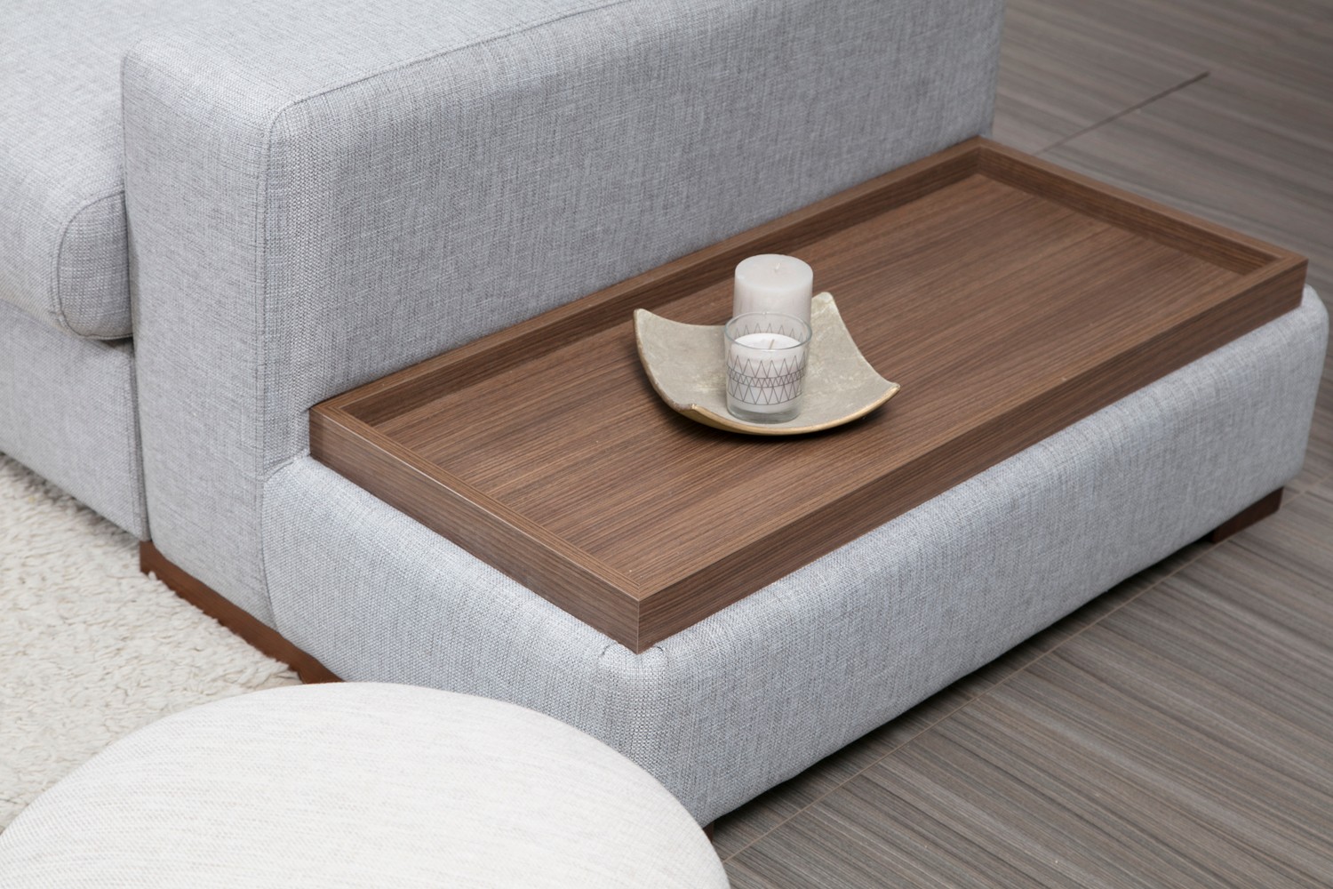 Loop 14 Ecksofa Grau