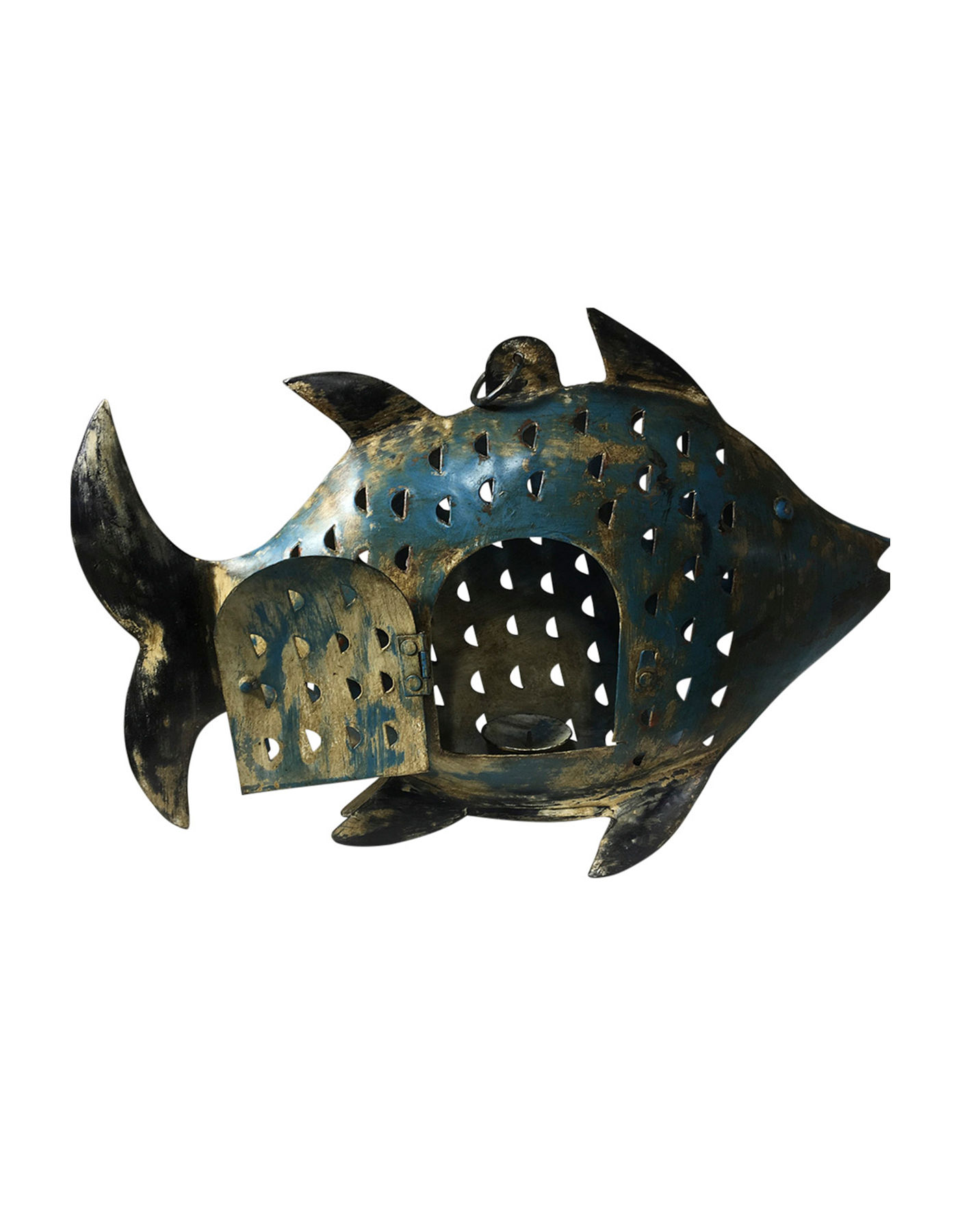 Dekofisch Kerzenhalter Metall