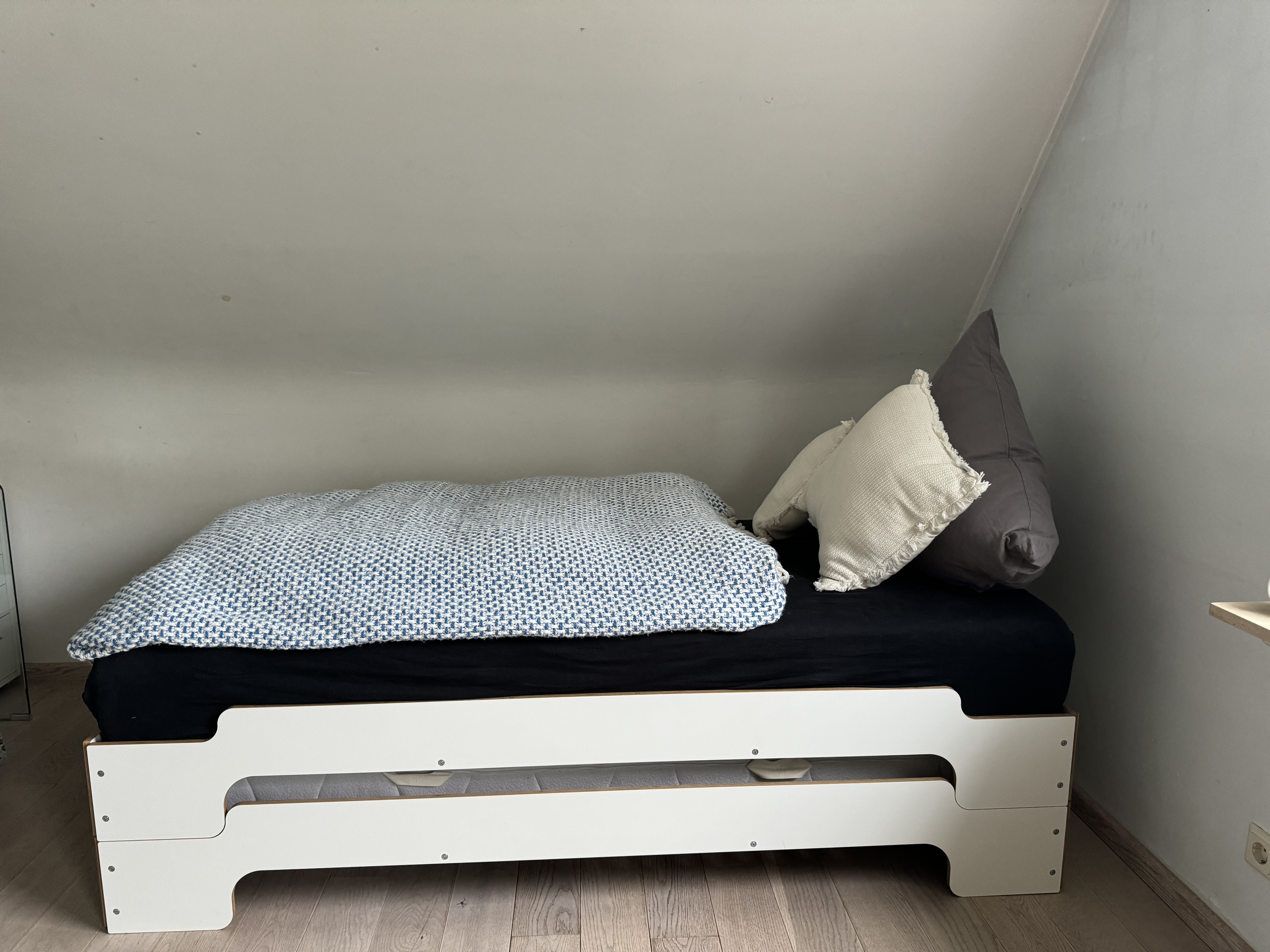 Stapelbett Holz Weiß