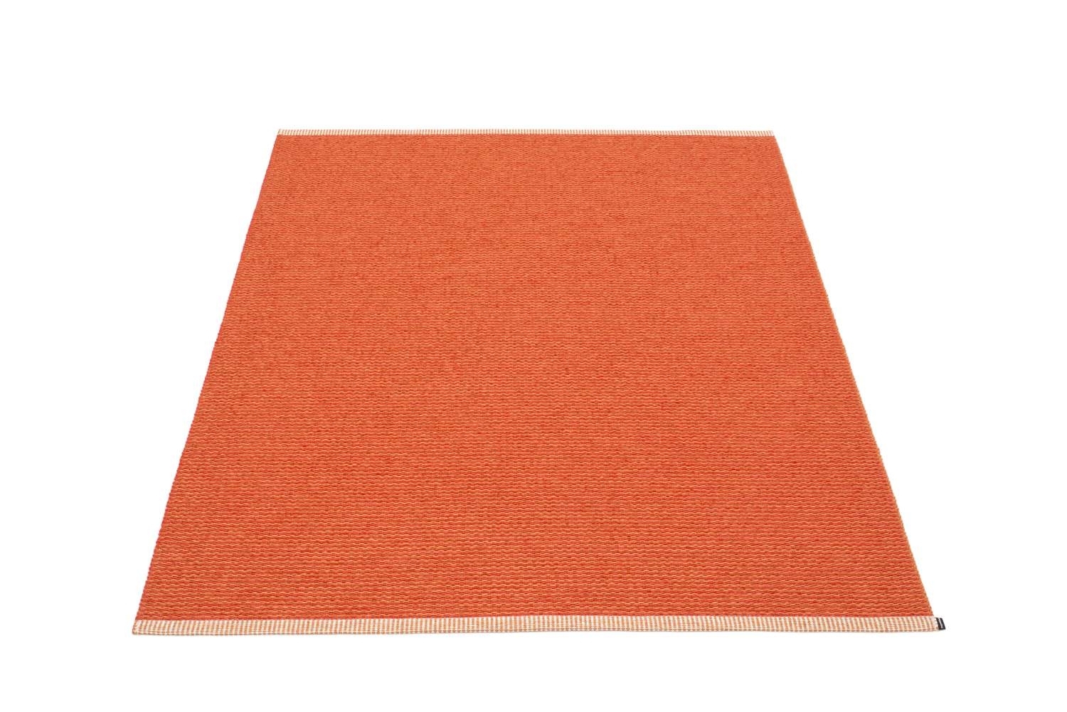 Mono Teppich Pale Orange / Coral Red Orange