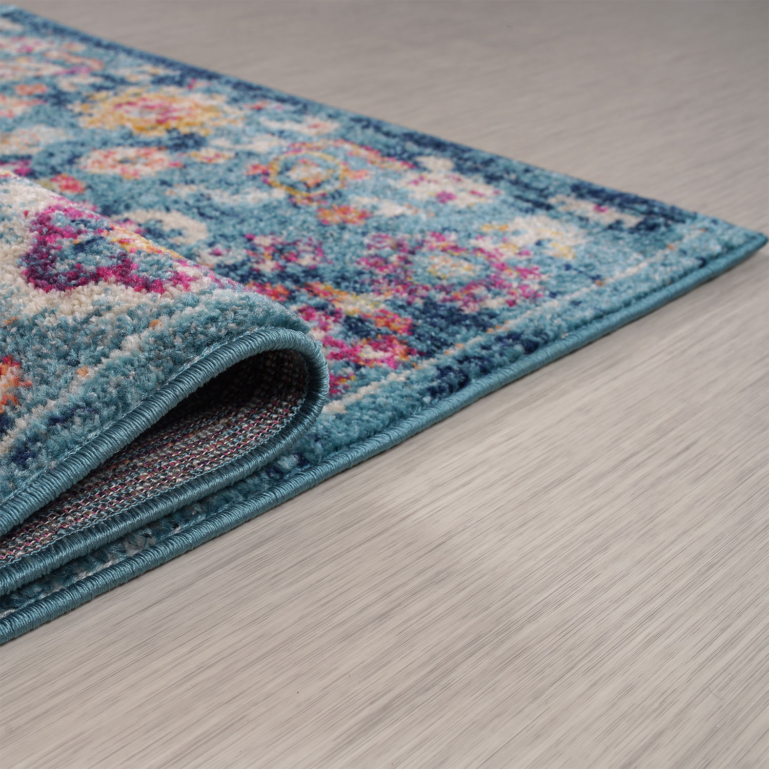 Vintage 7654 Teppich Blau