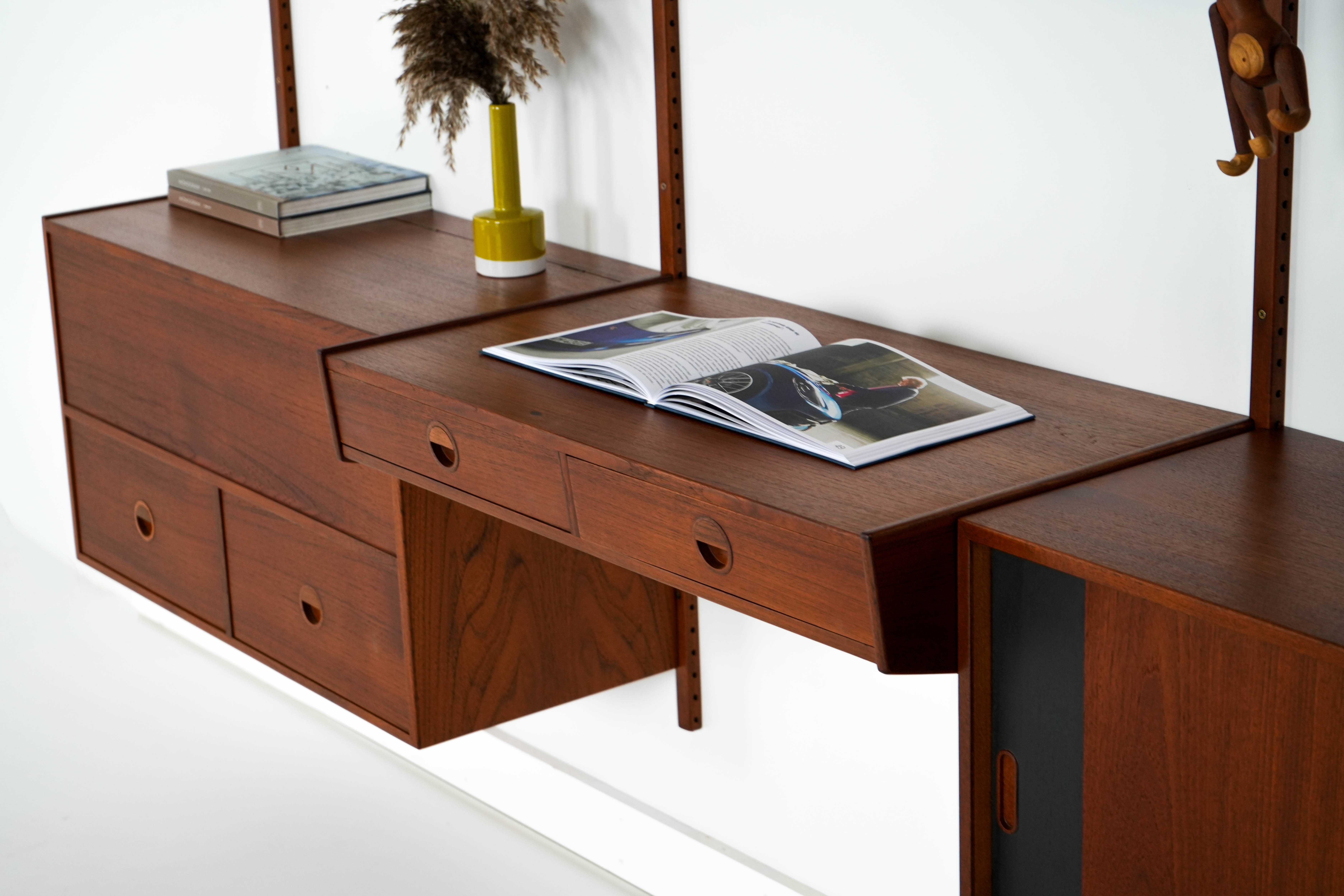 Modulares Teak-Regalsystem 60er Jahre Hansen & Guldborg