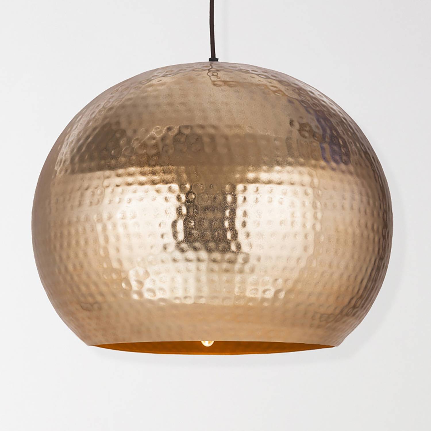 Fabricia 200 Pendelleuchte Eisen Gold
