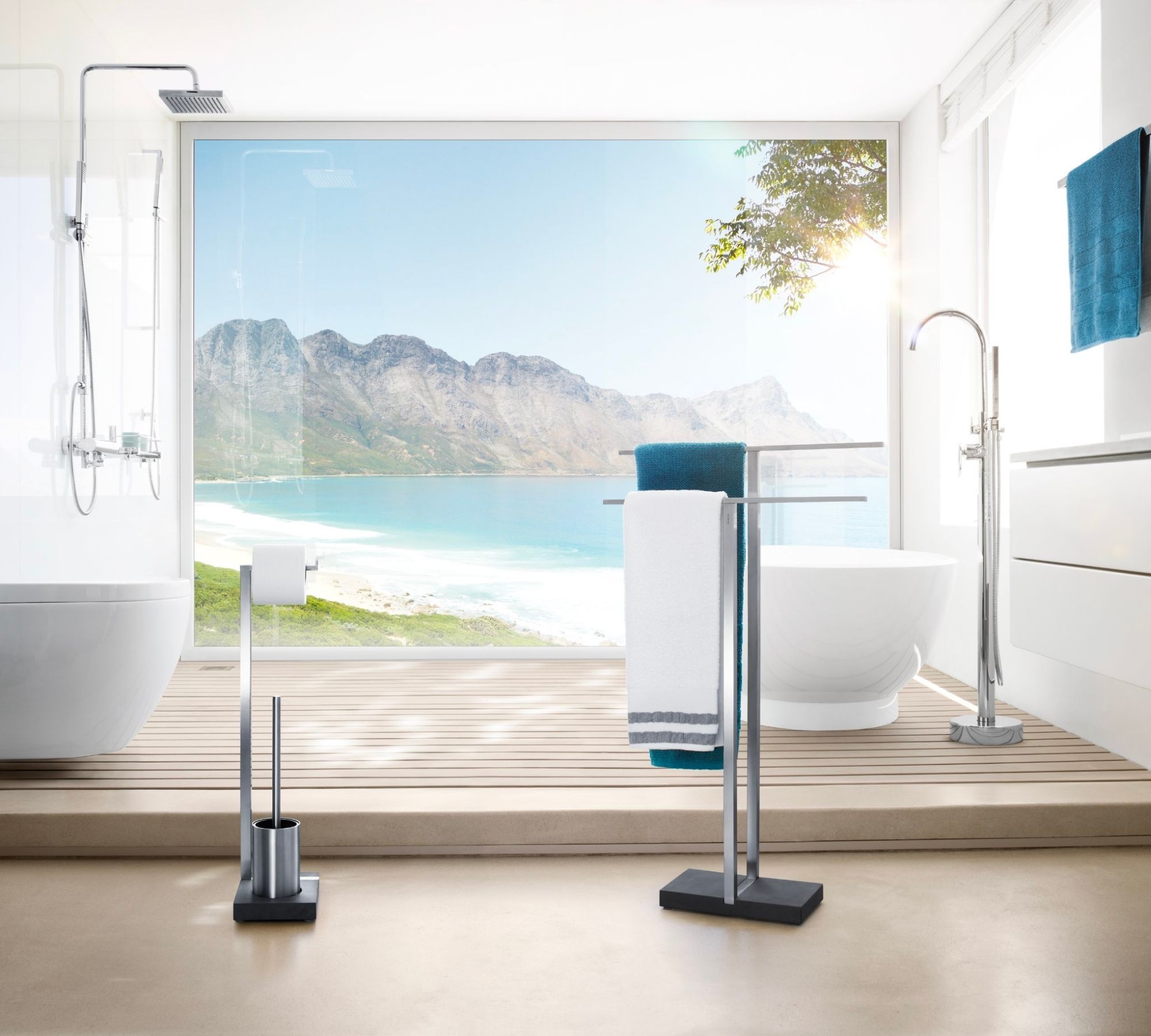 Menoto Handtuchständer Edelstahl Poliert 68664