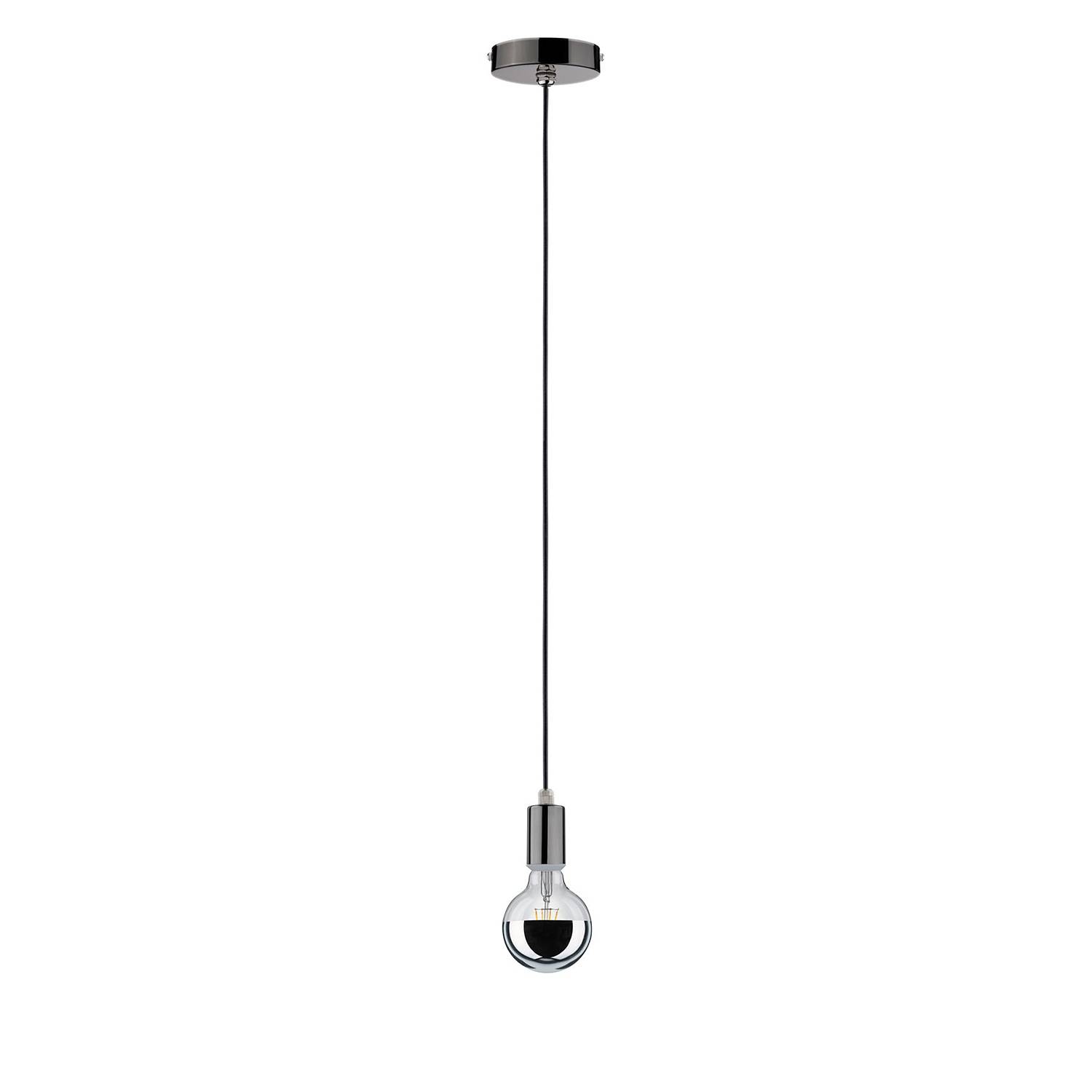 Larus Pendelleuchte Aluminium Schwarz 1-flammig