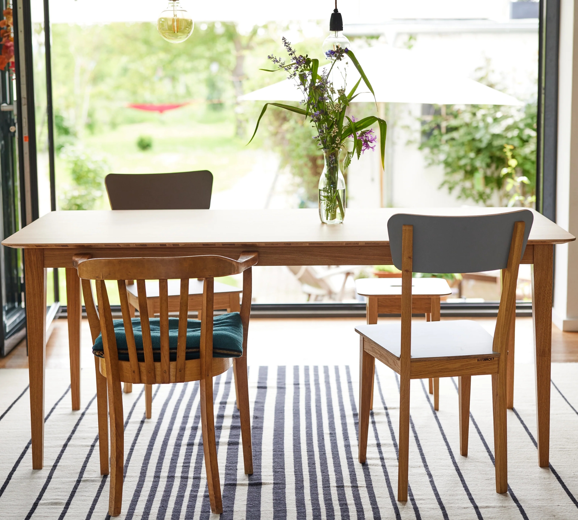 Beluga Table Solid Wood Brown