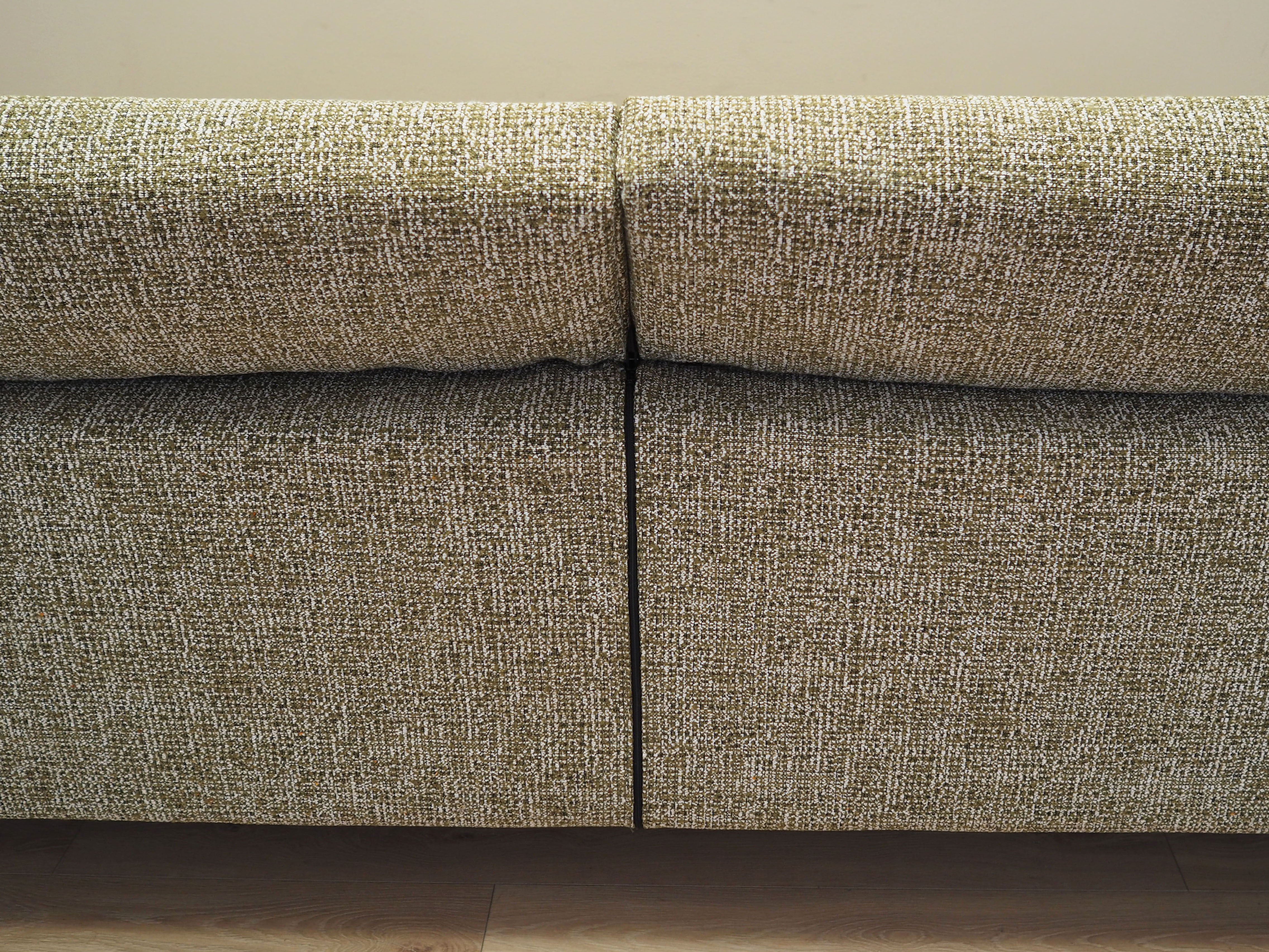 3-Sitzer Sofa Grün 1970er Jahre