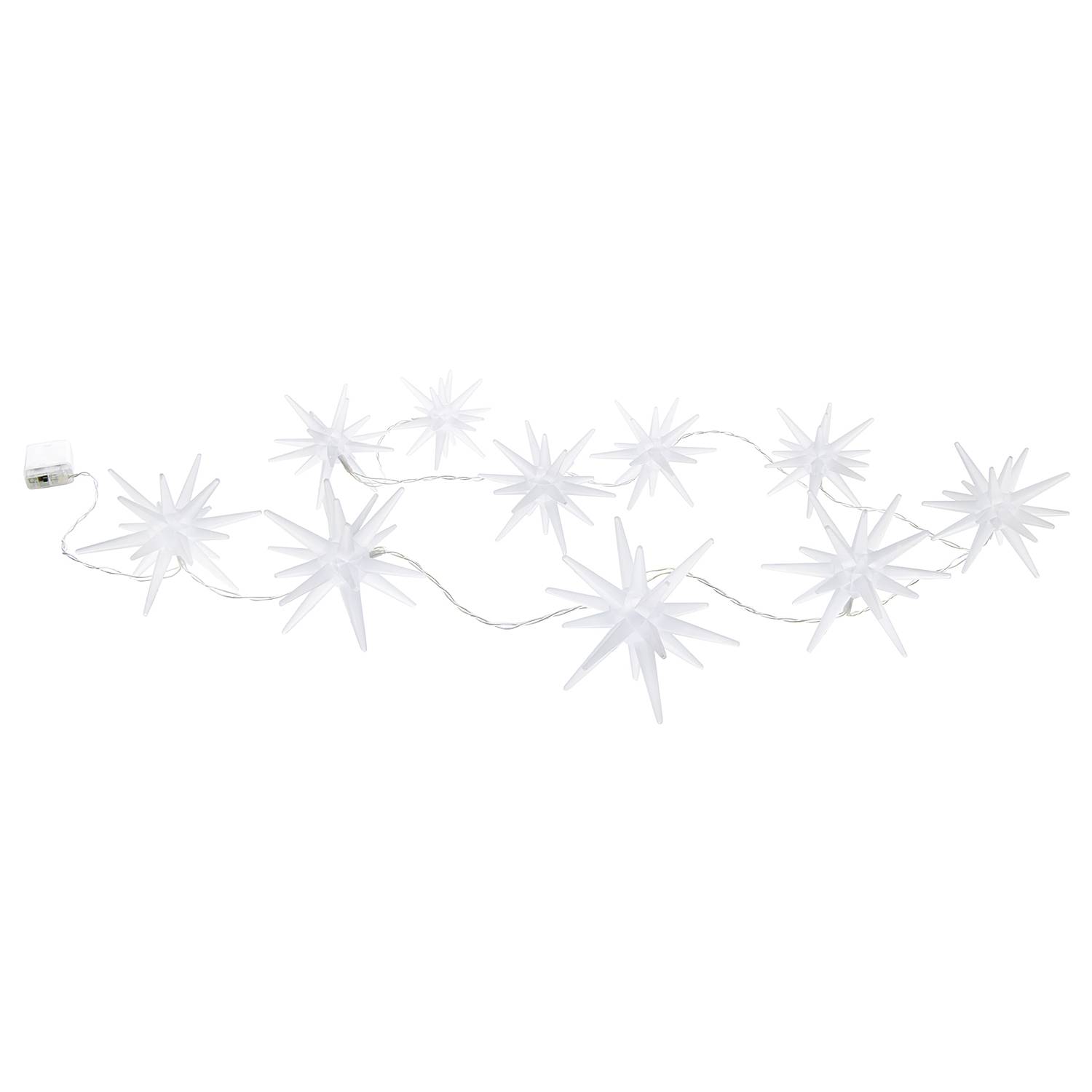 LED-Lichterkette Sterne Weiß
