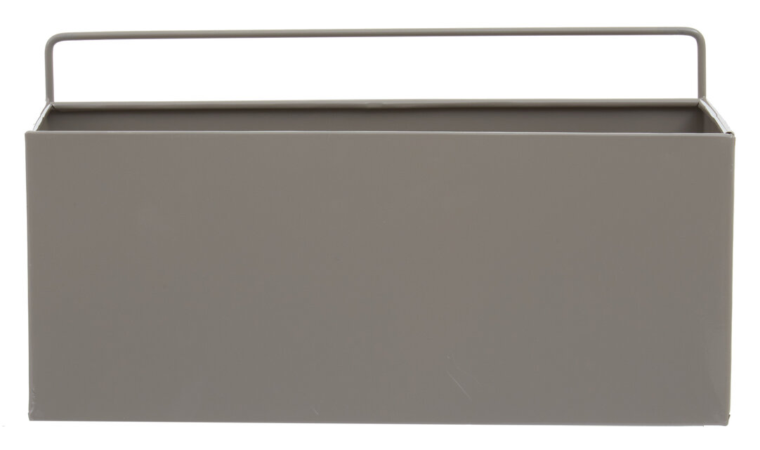 Ascher Wand-Pflanzkasten Grau