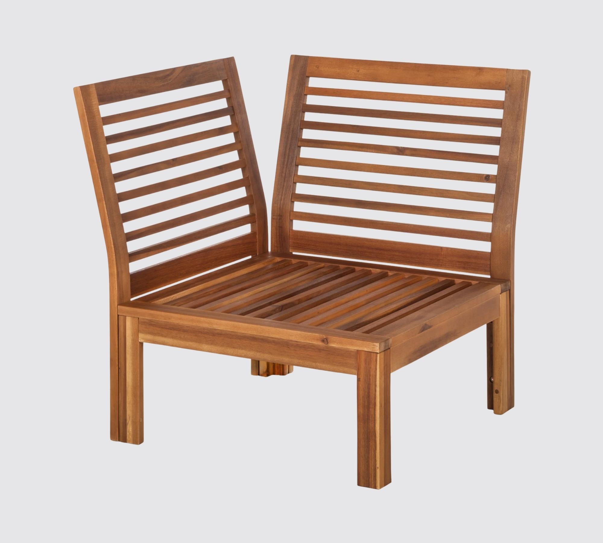 Loungeecke Akazienholz Massiv